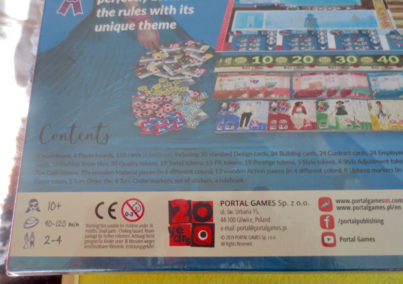 Pret a Porter board game 2019 Portal Games in shrink with promos free shipping