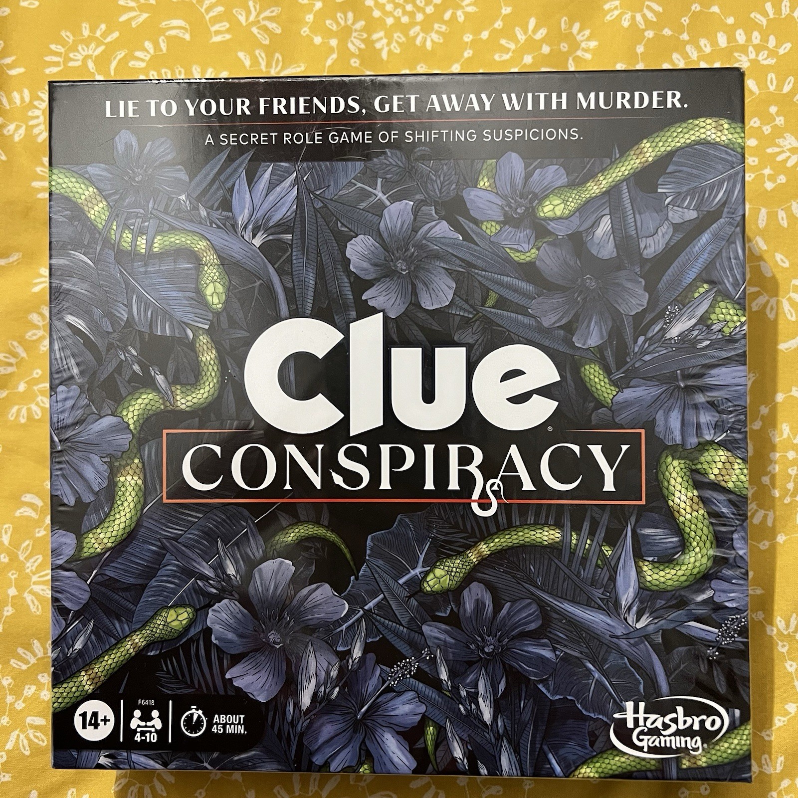Clue Conspiracy Board Game for Adults and Teens, Secret Role Strategy Games, Age