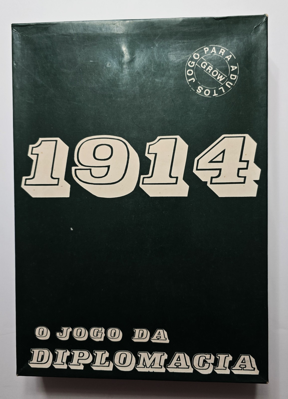 TWO BRAZILIAN PORTUGUESE GAMES – ” 1914″ AND “WAR” BOARD GAMES – GROW – COMPLETE