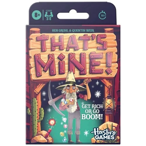Hasbro That’s Mine! Card Game – Ages 8 and Up – 2 to 5 Players NEW SEALED