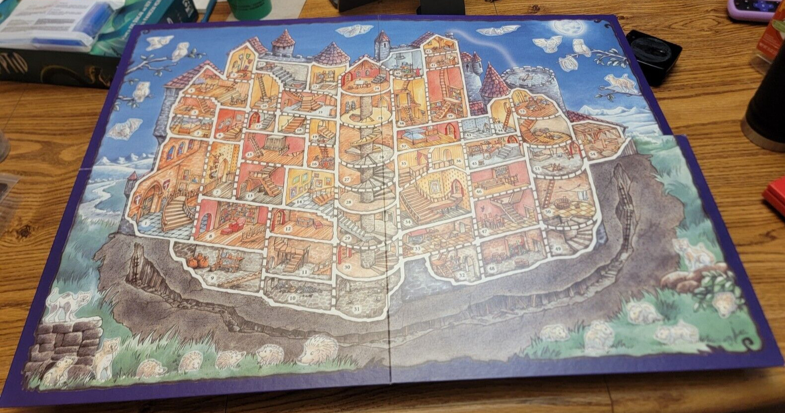 Ghost Chase Canterville Castle COMPLETE Rio Grande Games 2001 Amigo Strategy