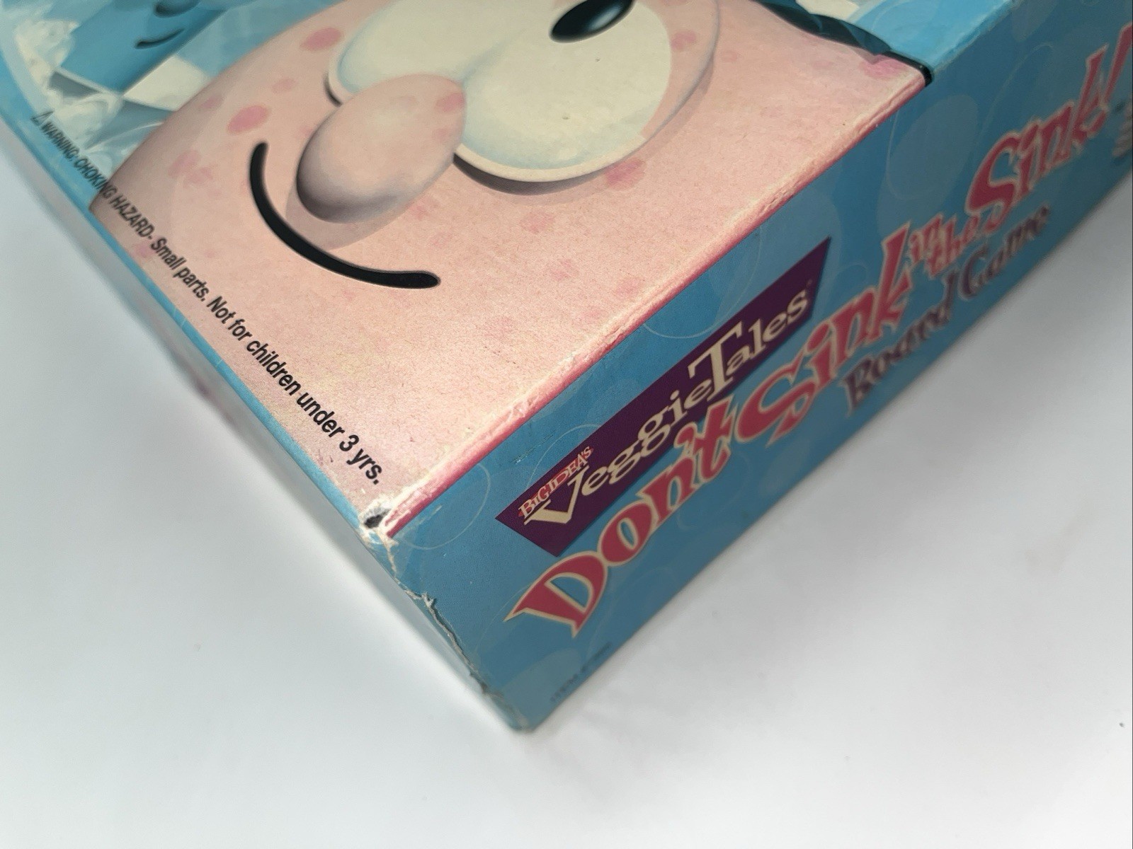 1999 Don’t Sink in the Sink! VeggieTales Board Game Big Ideas Veggie Tales