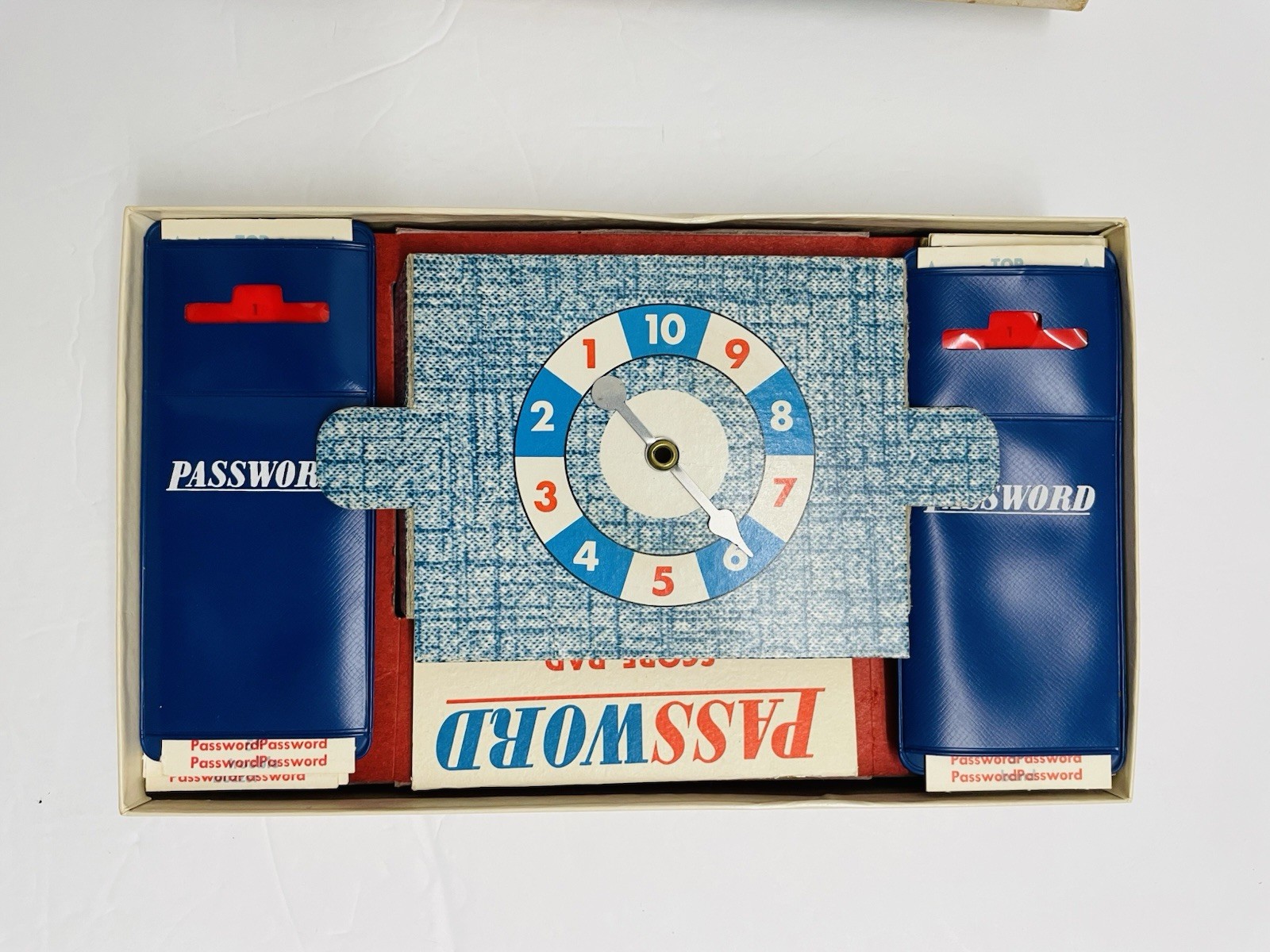 Vintage 1962 Password Board Game MB BLUE Box Edition Vol 2 #4260 Complete