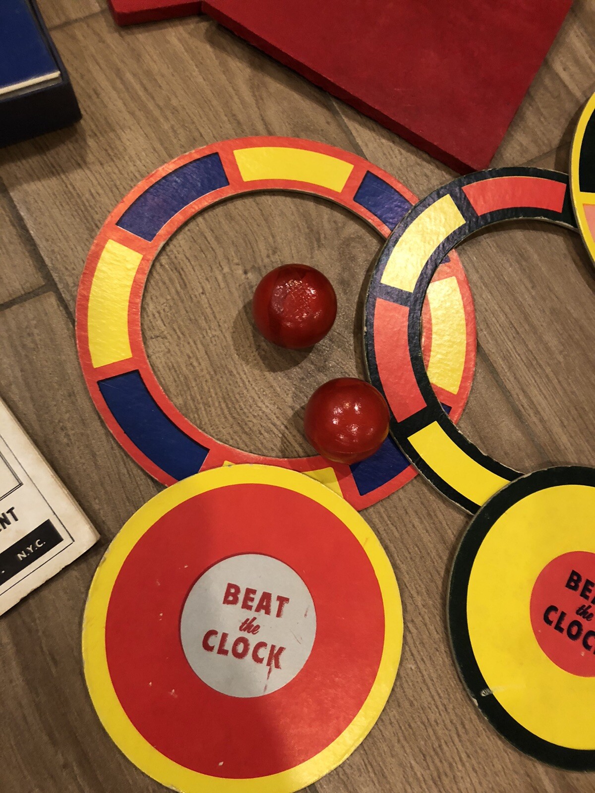 1954 CBS Beat the Clock TV Game Show Lowell Toy Corp Replacement Pieces – Clock
