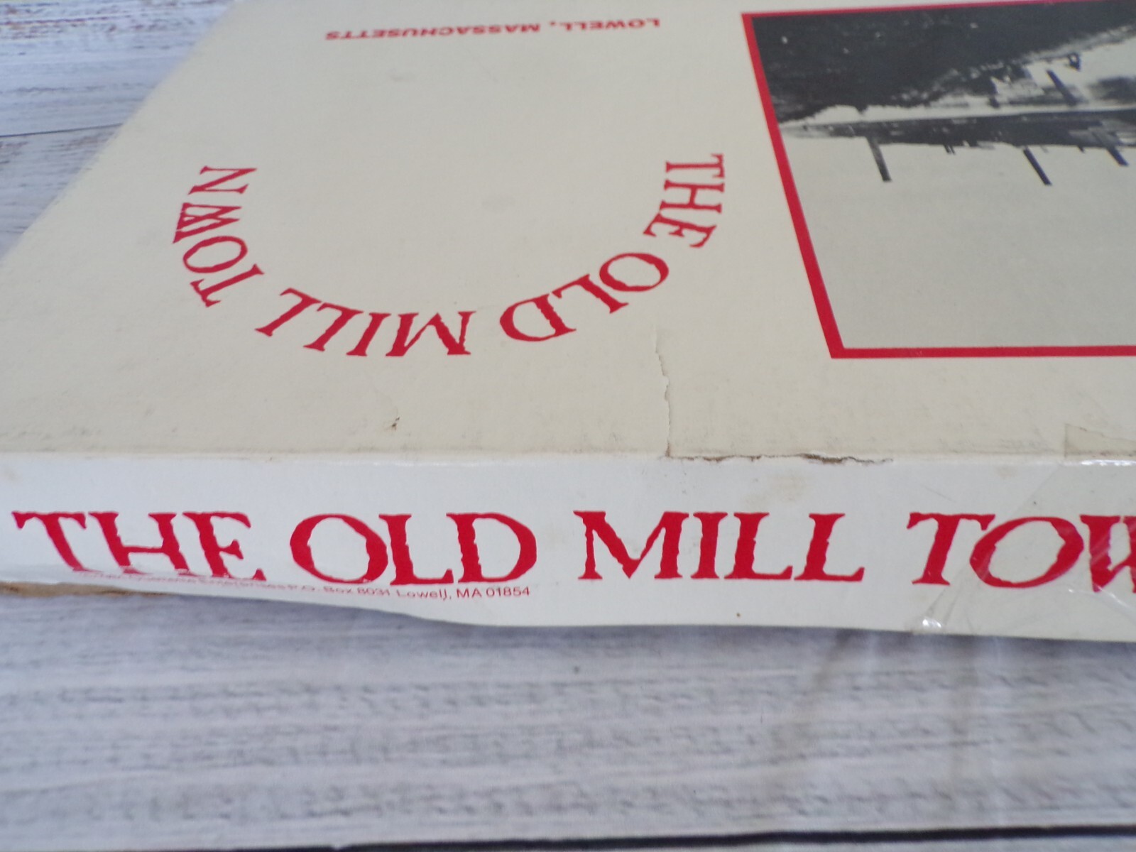 Vintage 1981 The Old Mill Town Board Game Lowell Massachusetts ~ Never Played!