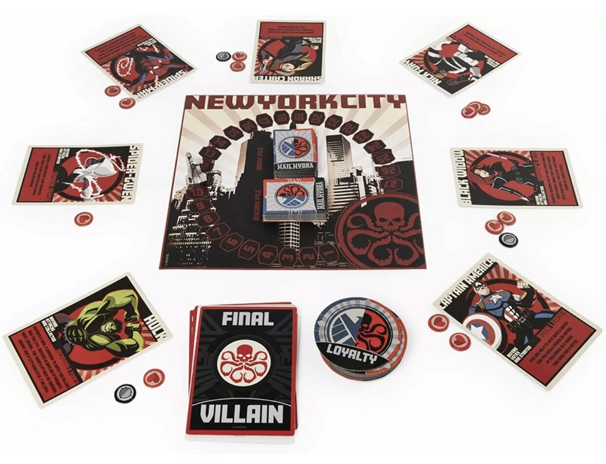 Marvel Hero Avengers Hail Hydra Board Game | New | Spin Master | We Ship Daily!