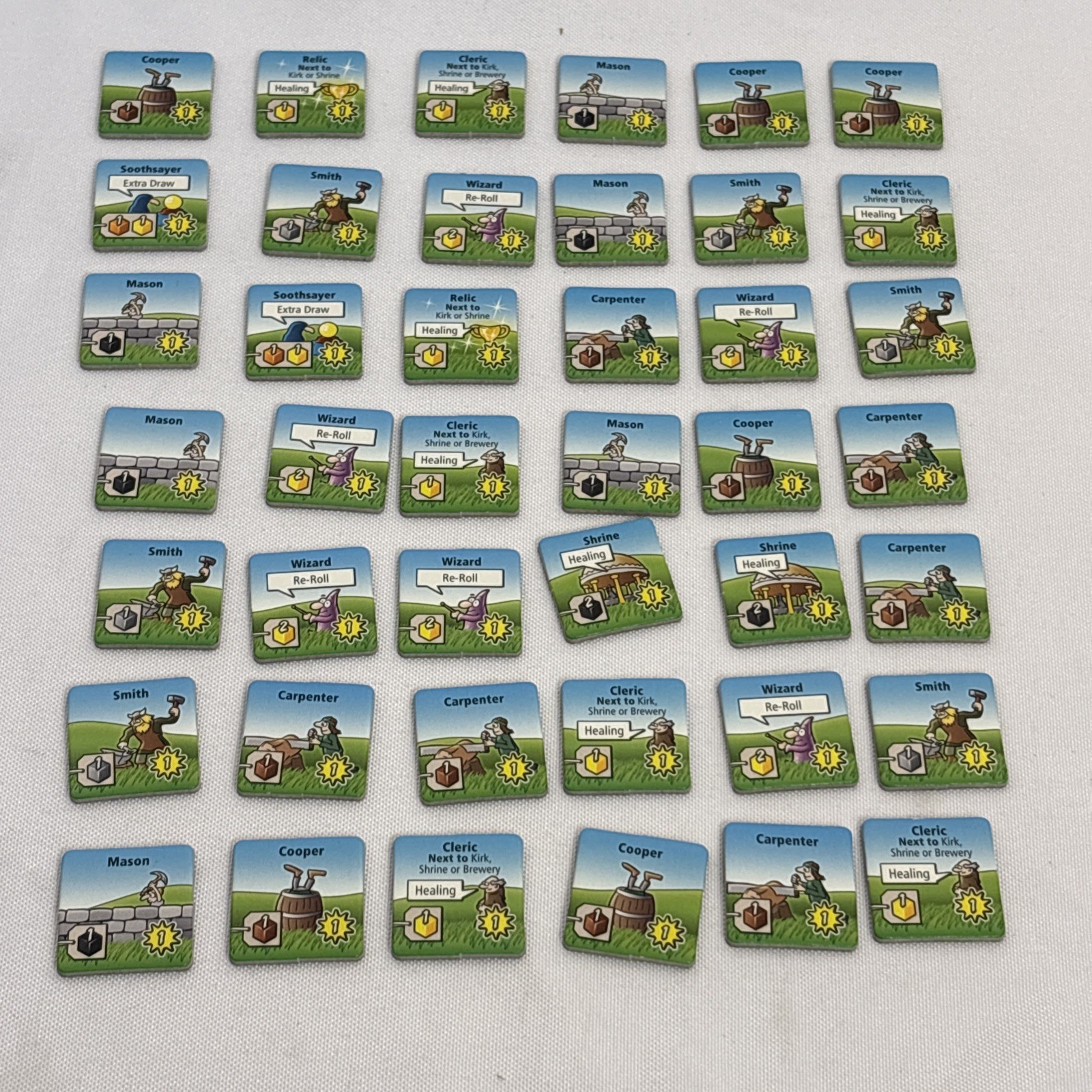 Feudality – Z-Man Games 2011 – 100% COMPLETE! EUC – Tom Wham