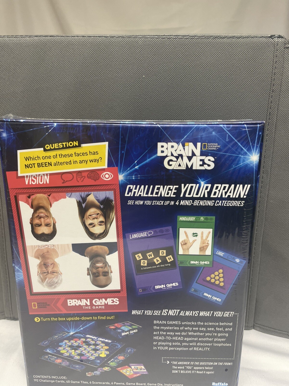 Brain Games. From The National Geographic Channel. Ages 14+ Factory Sealed