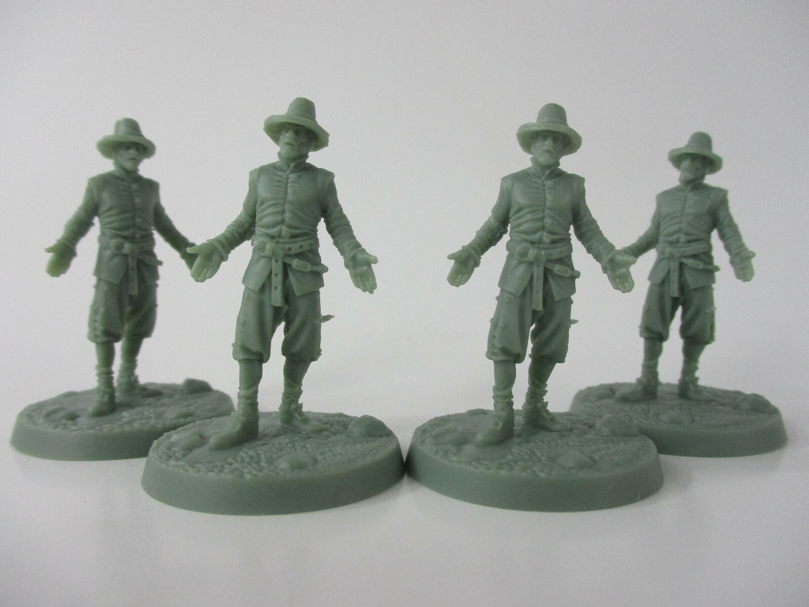 SOLOMON KANE Board Game 4x MALE VILLAGER Minis NEW!!