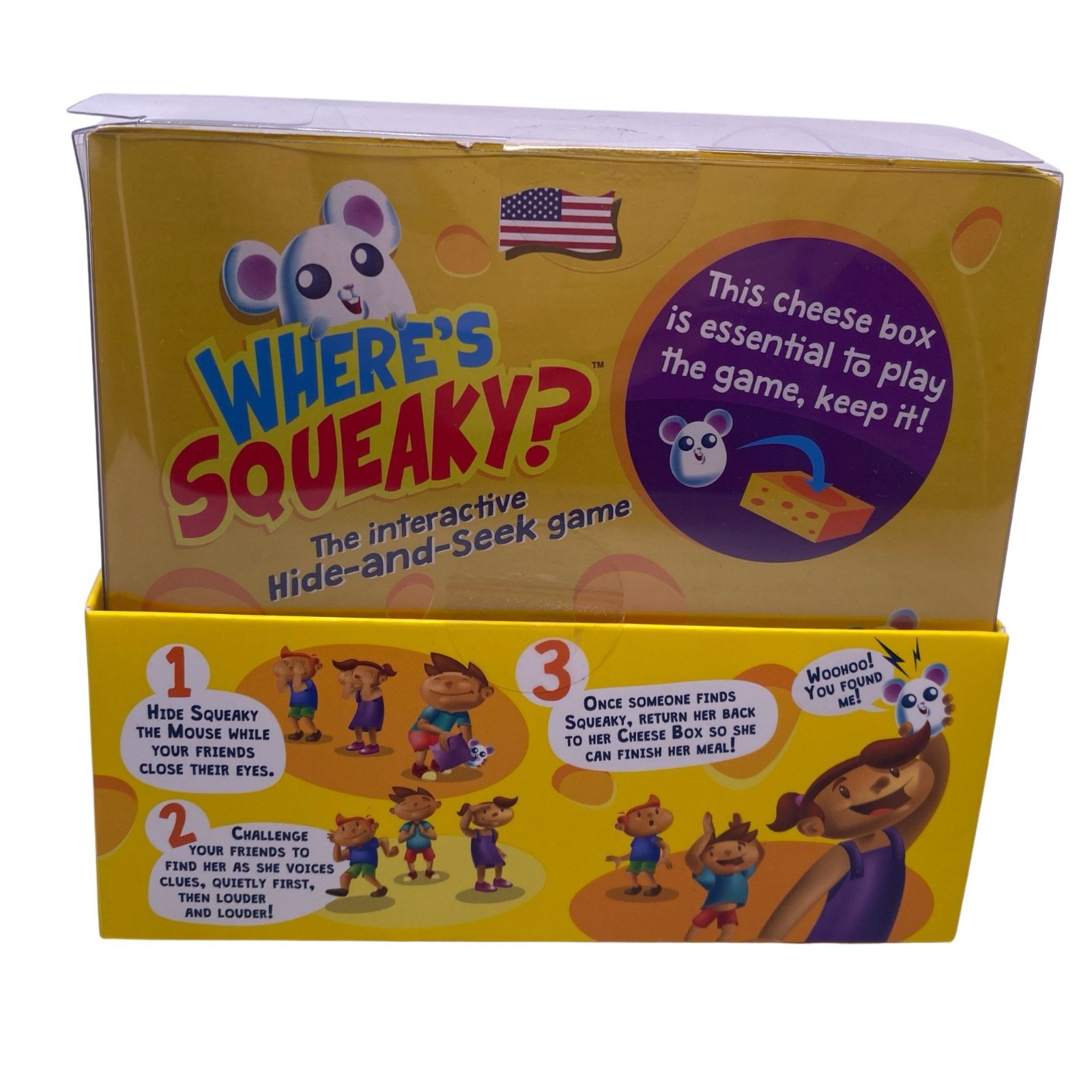 Where’s Squeaky Interactive Hide and Seek Game Kids Toy 2 Pack New