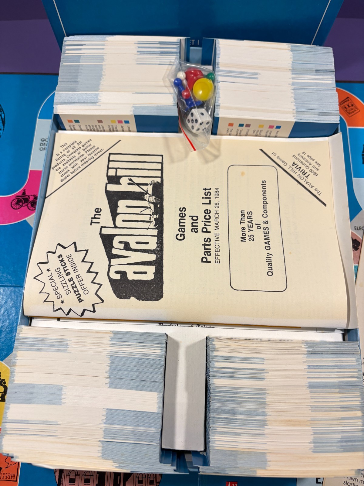 Avalon Hill Game of Trivia Box VG ~ Seems Complete Read Desc.