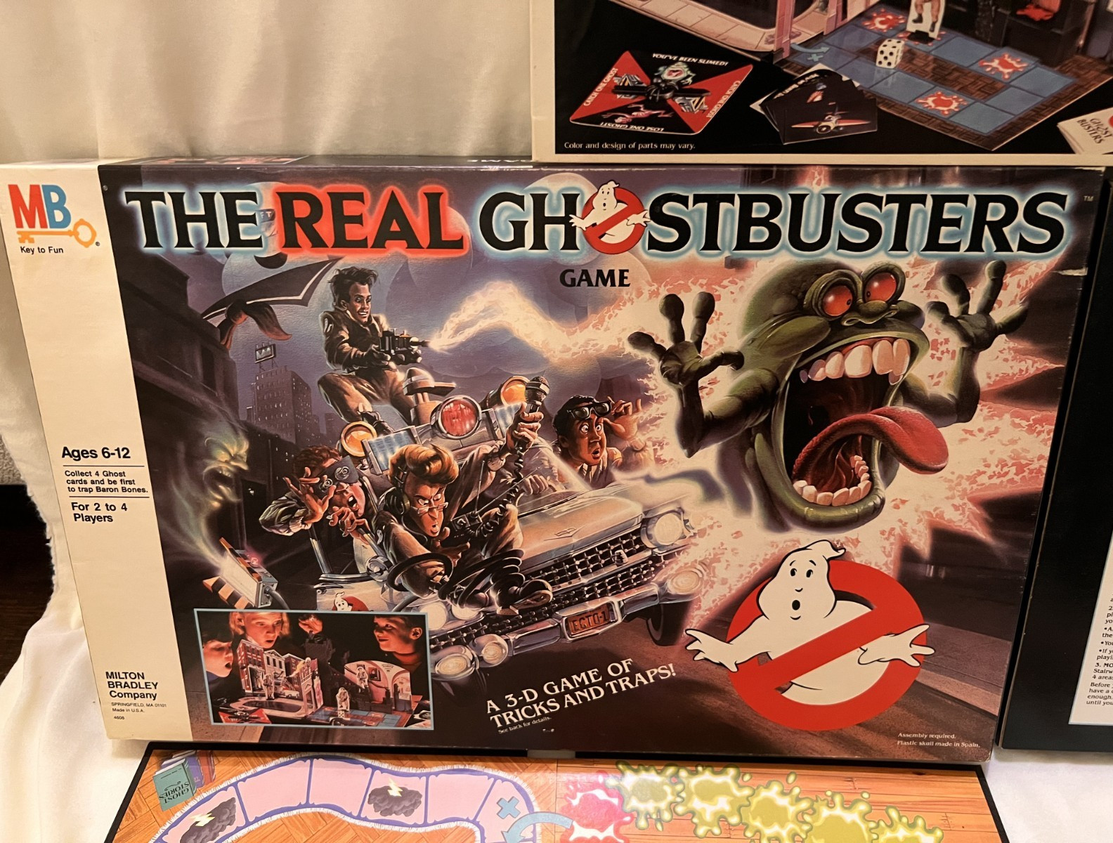 1986 The Real Ghostbusters Game by Milton Bradley – COMPLETE!