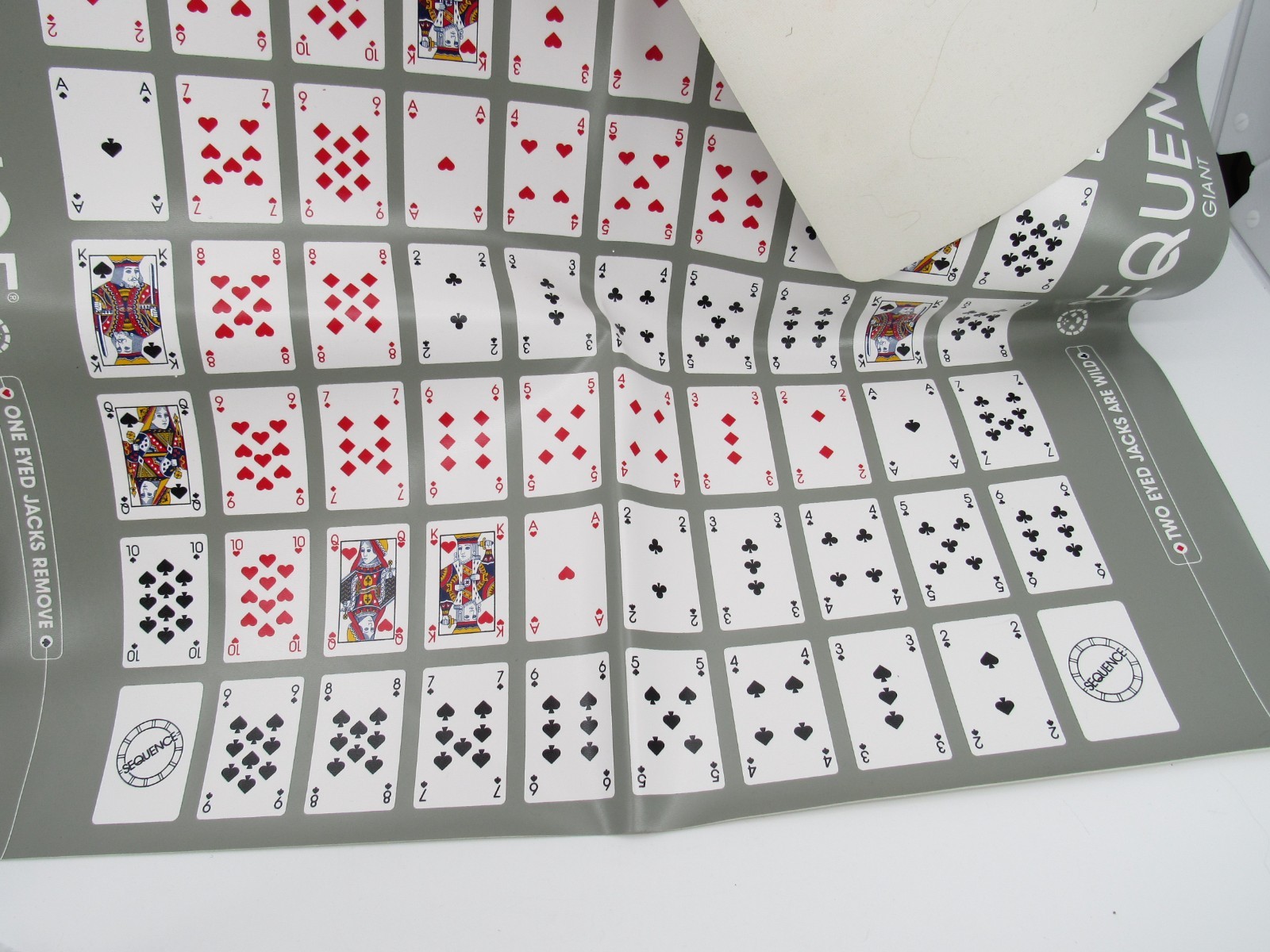 SEQUENCE Giant Game Edition Cushioned Mat Cards Oversize Chips Complete