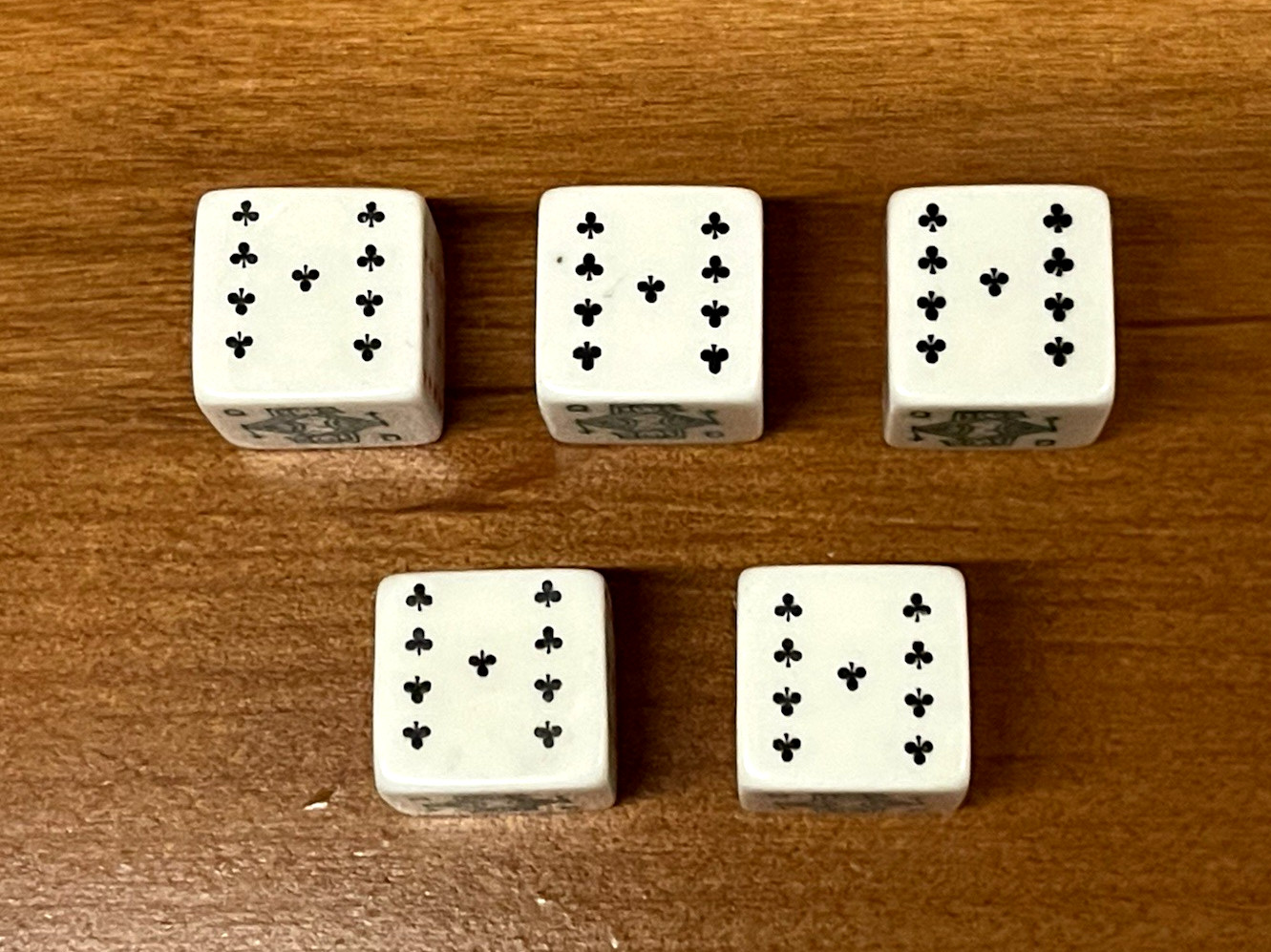 Vintage Poker Dice Game Set – Very Nice – Never Used