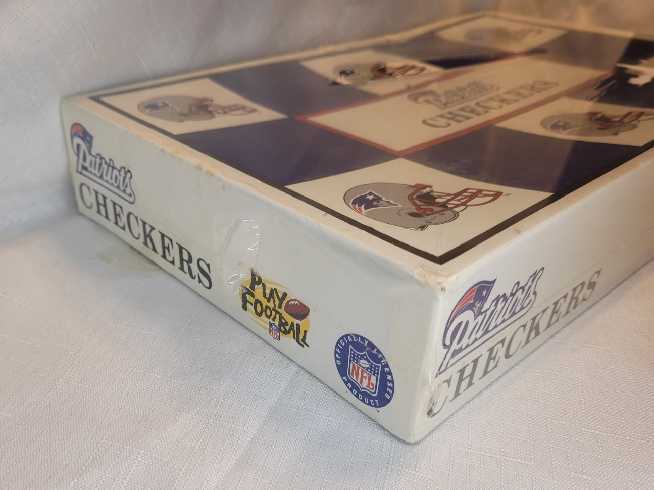 Vintage NFL Checkers Game Patriots Vs Dolphins Complete 1993 Liscenced Product