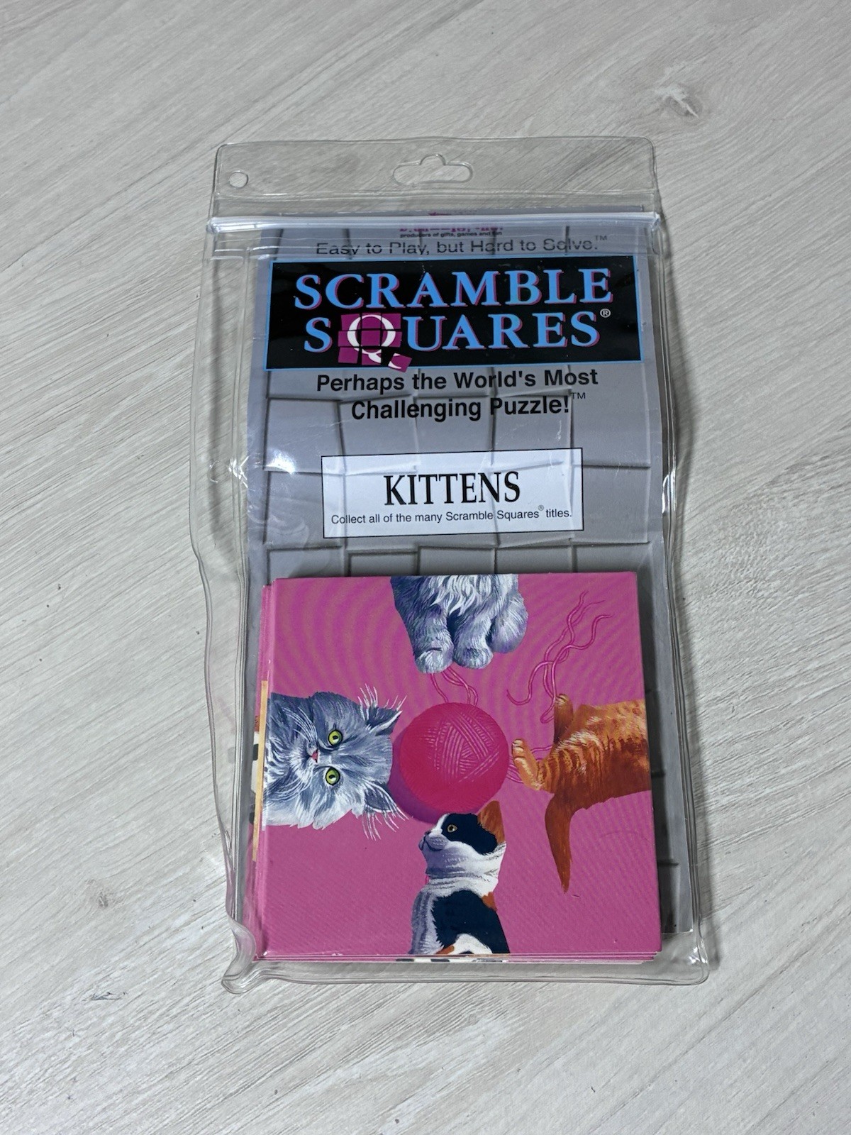 Scramble Squares Kittens Brain Teaser Puzzle Cats Made In USA Complete Ages 4+
