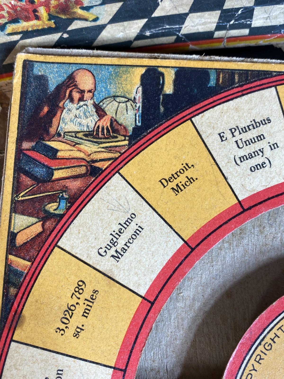 Mystic Finger Halloween Game 1923 Antique RARE
