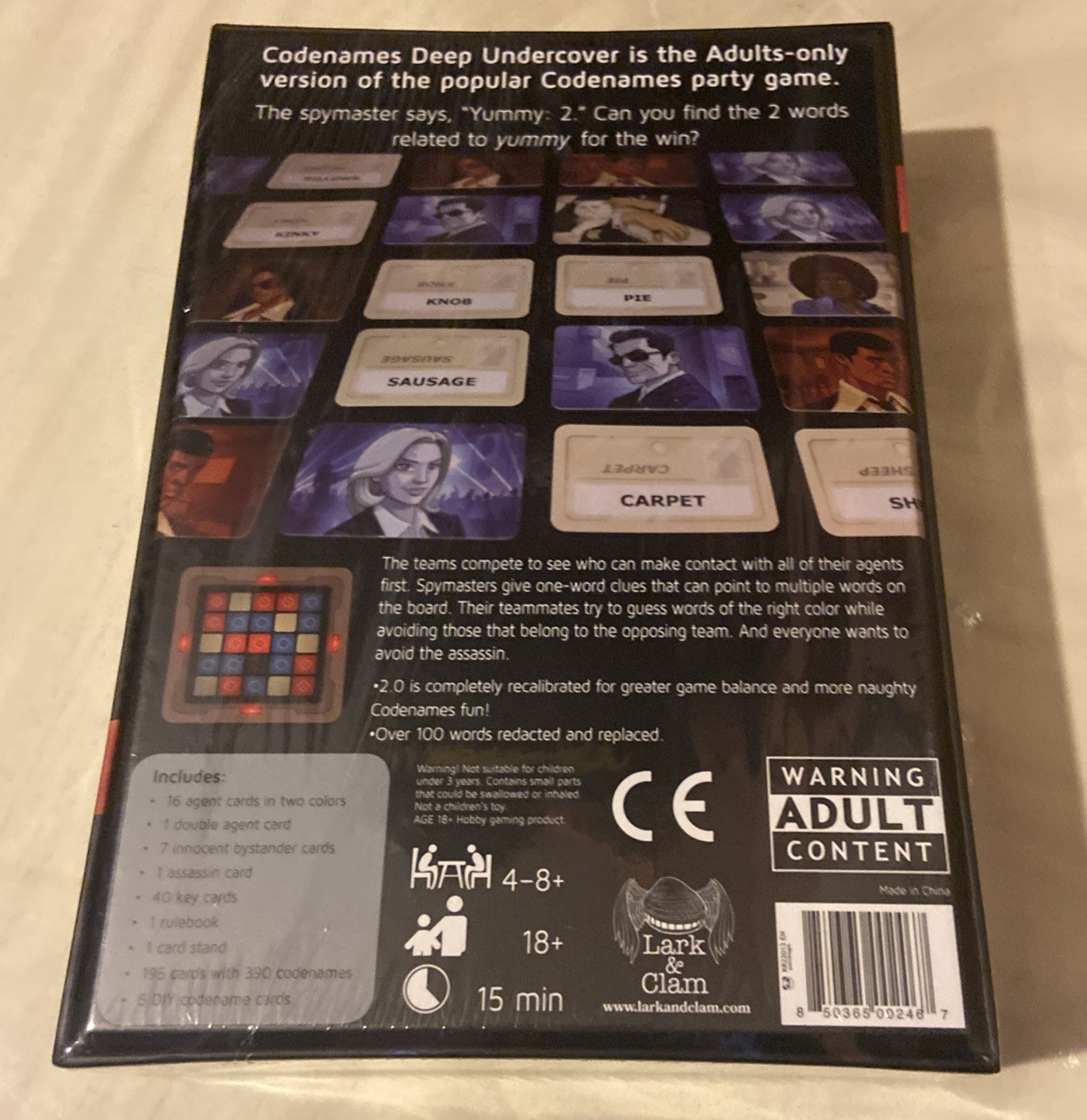 Codenames Games Deep Undercover 2.0 – Brand New Sealed