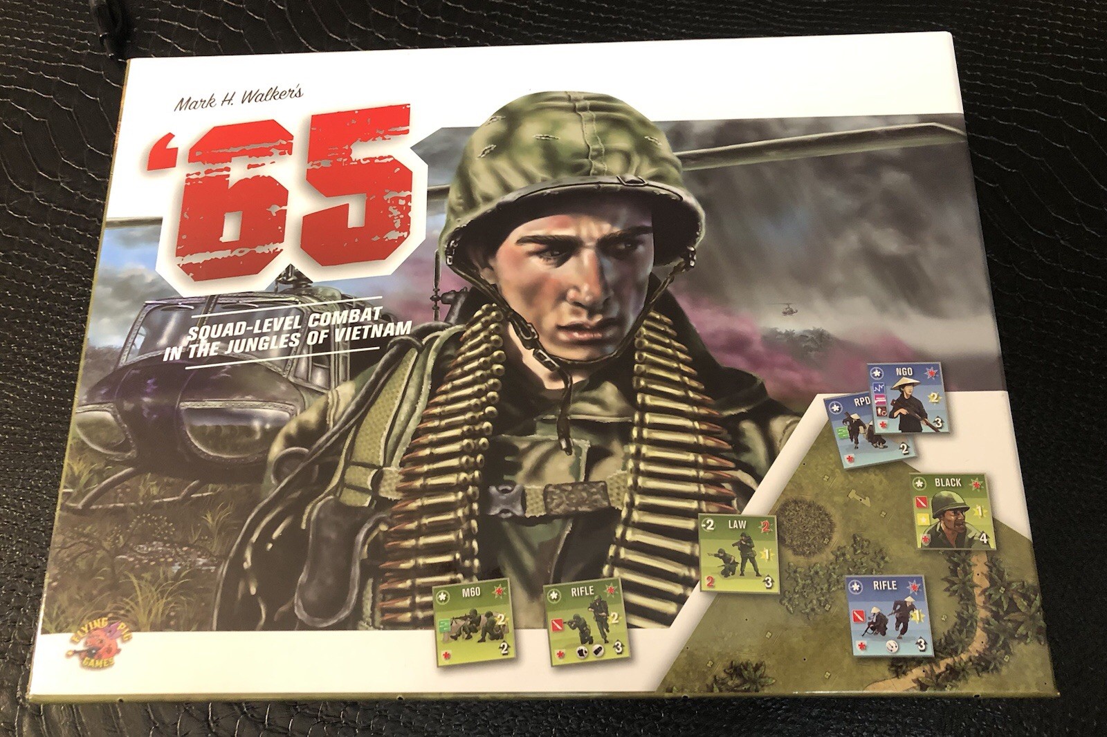 Flying Pig ‘65 Vietnam Squad-Level Board Game: Mini/Complete, Unplayed