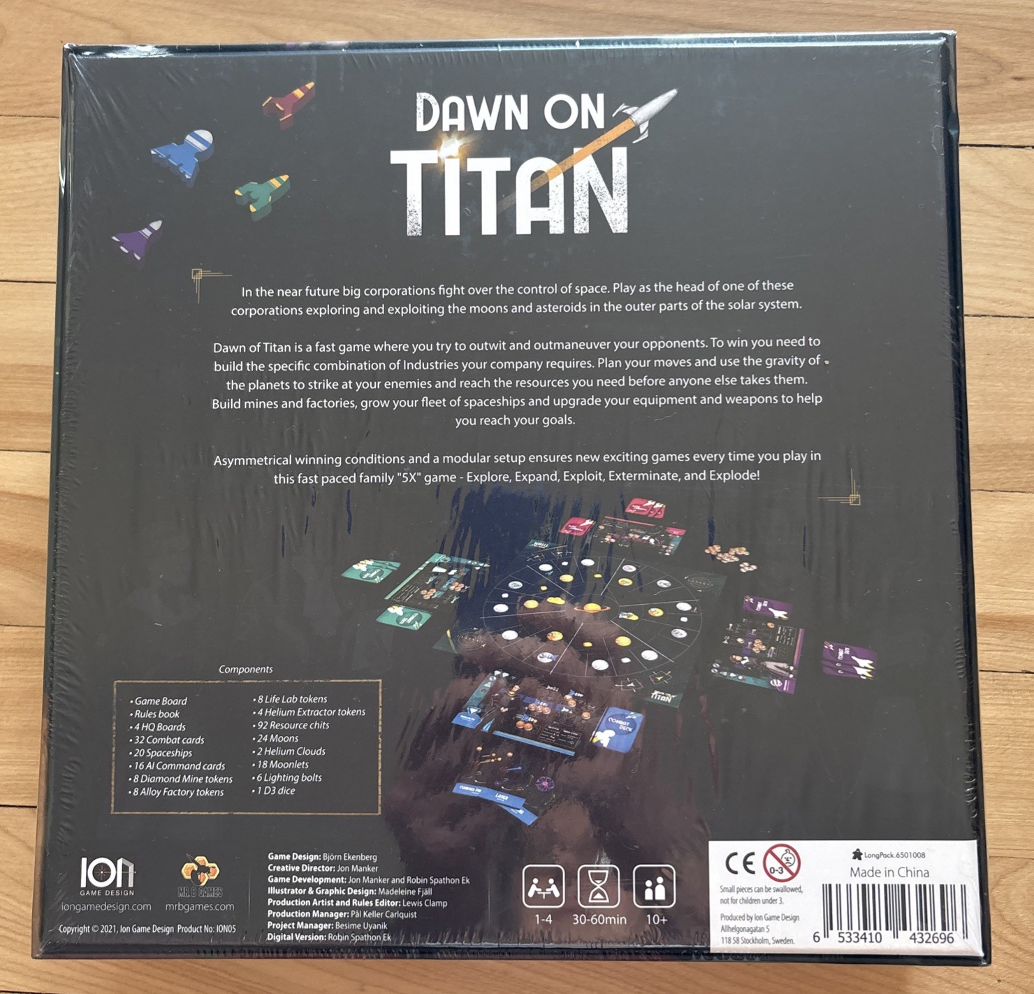 Dawn On Titan Board Game. Ages10+ Players1-4 30-60min. Brand New Sealed