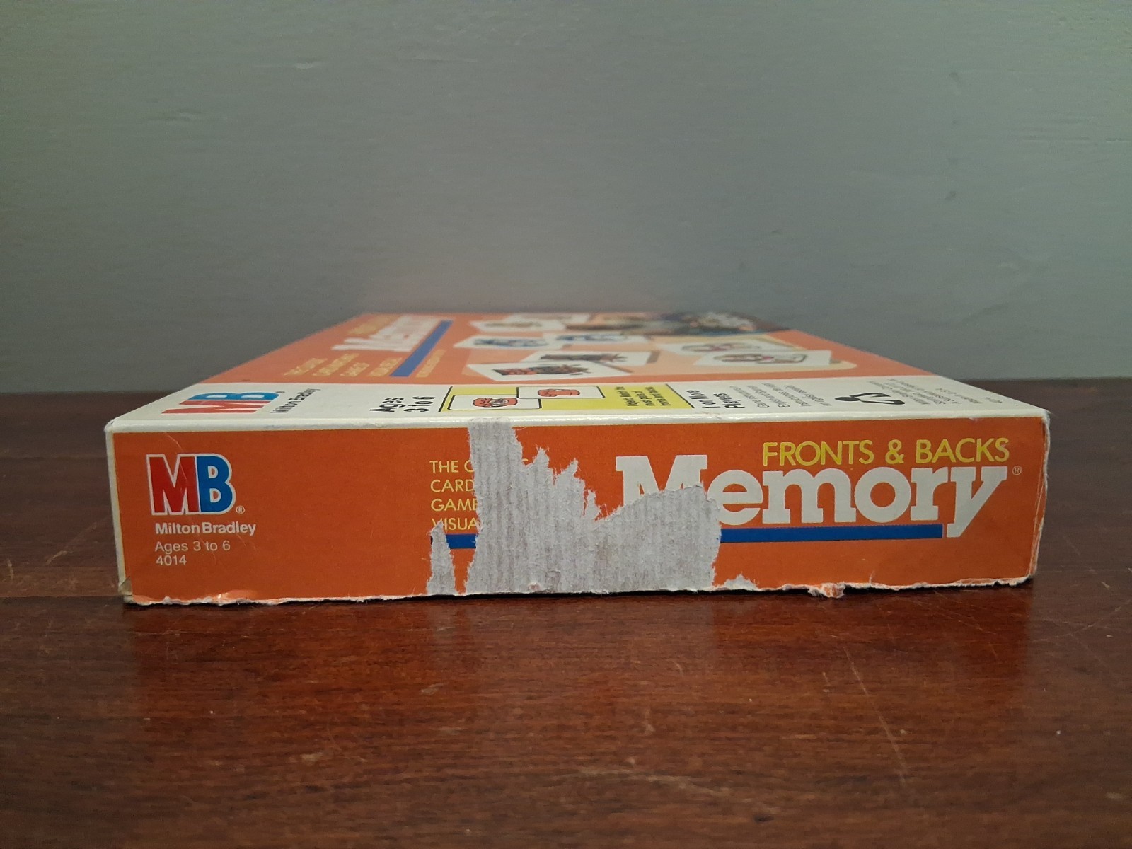 Lot of 2 Vtg 1980’s Milton Bradley THE ORIGINAL MEMORY Game & FRONTS AND BACKS