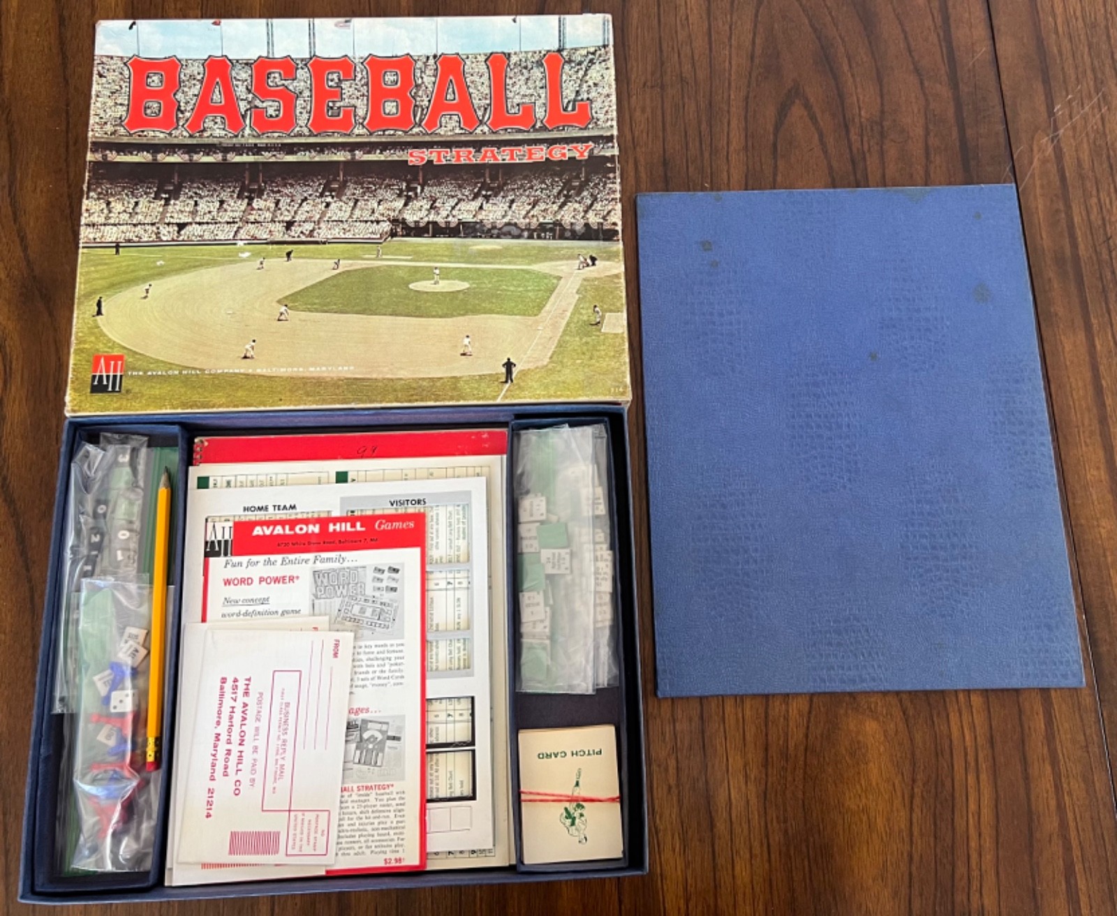 Vintage ’62 Avalon Hill Sports Games Baseball Strategy 1st Edition, Complete