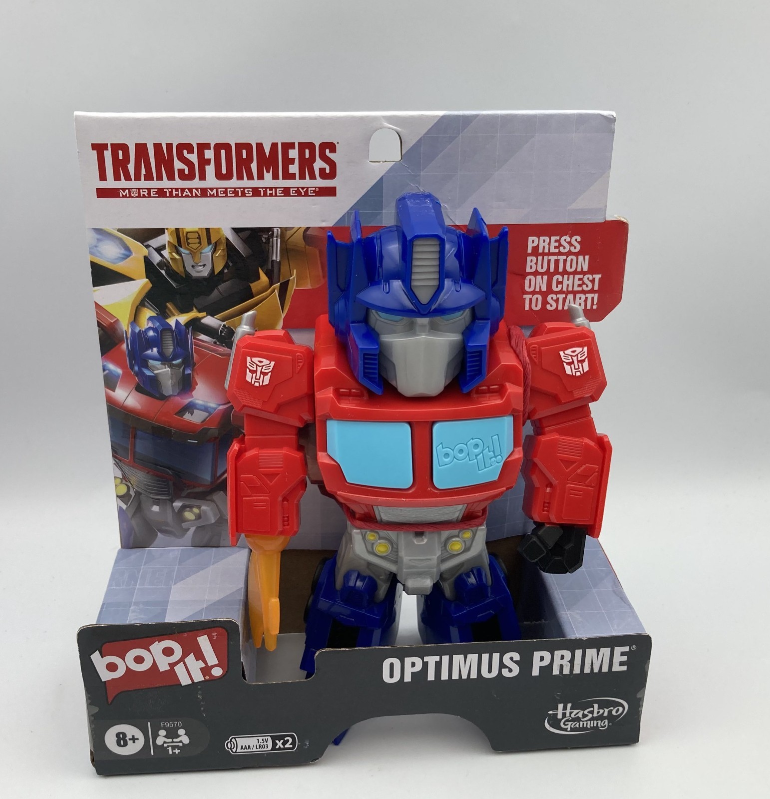 Bop It! Optimus Prime Transformer Edition Game Kids Collectors Toy NIB