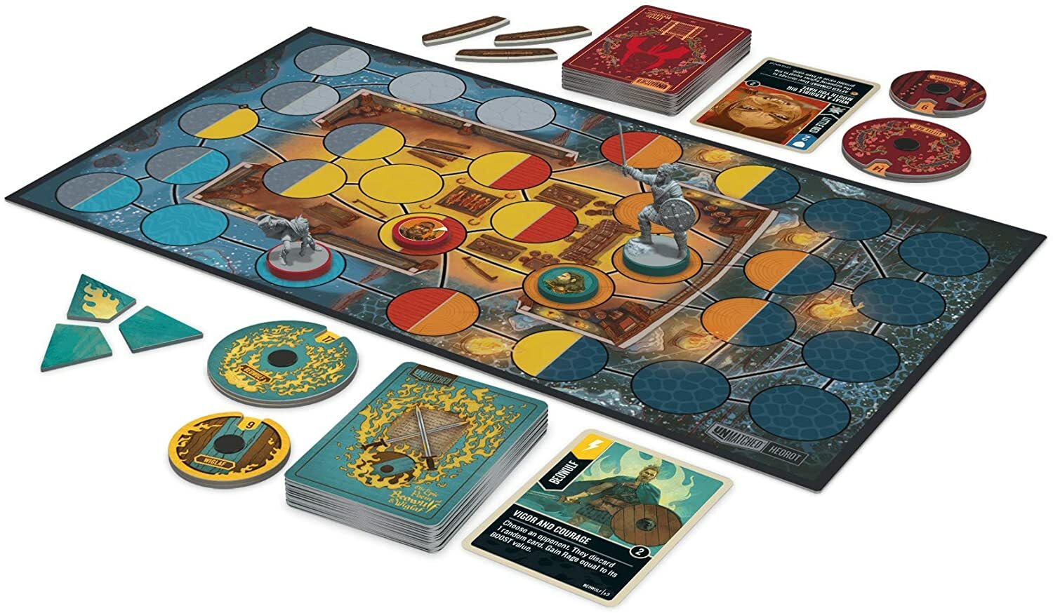 Unmatched Little Red Riding Hood vs Beowulf 2 Player Game Mondo Games REO 9305