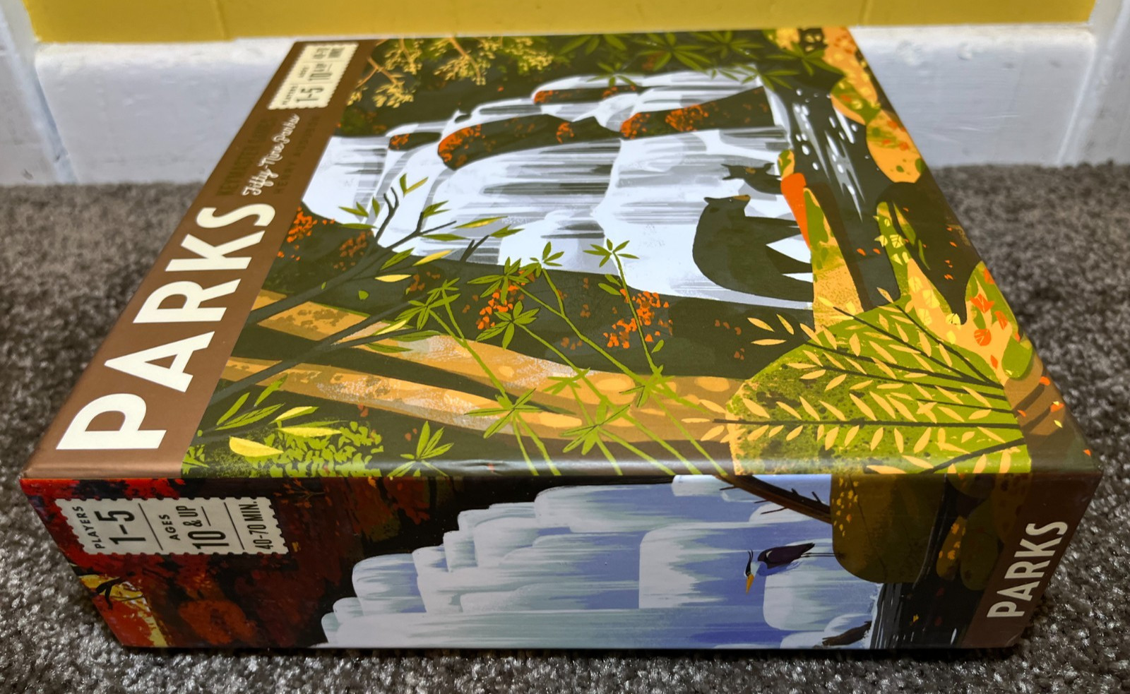 Keymaster Games PARKS Board Game + Wildlife Expansion, 100% Complete, VG++