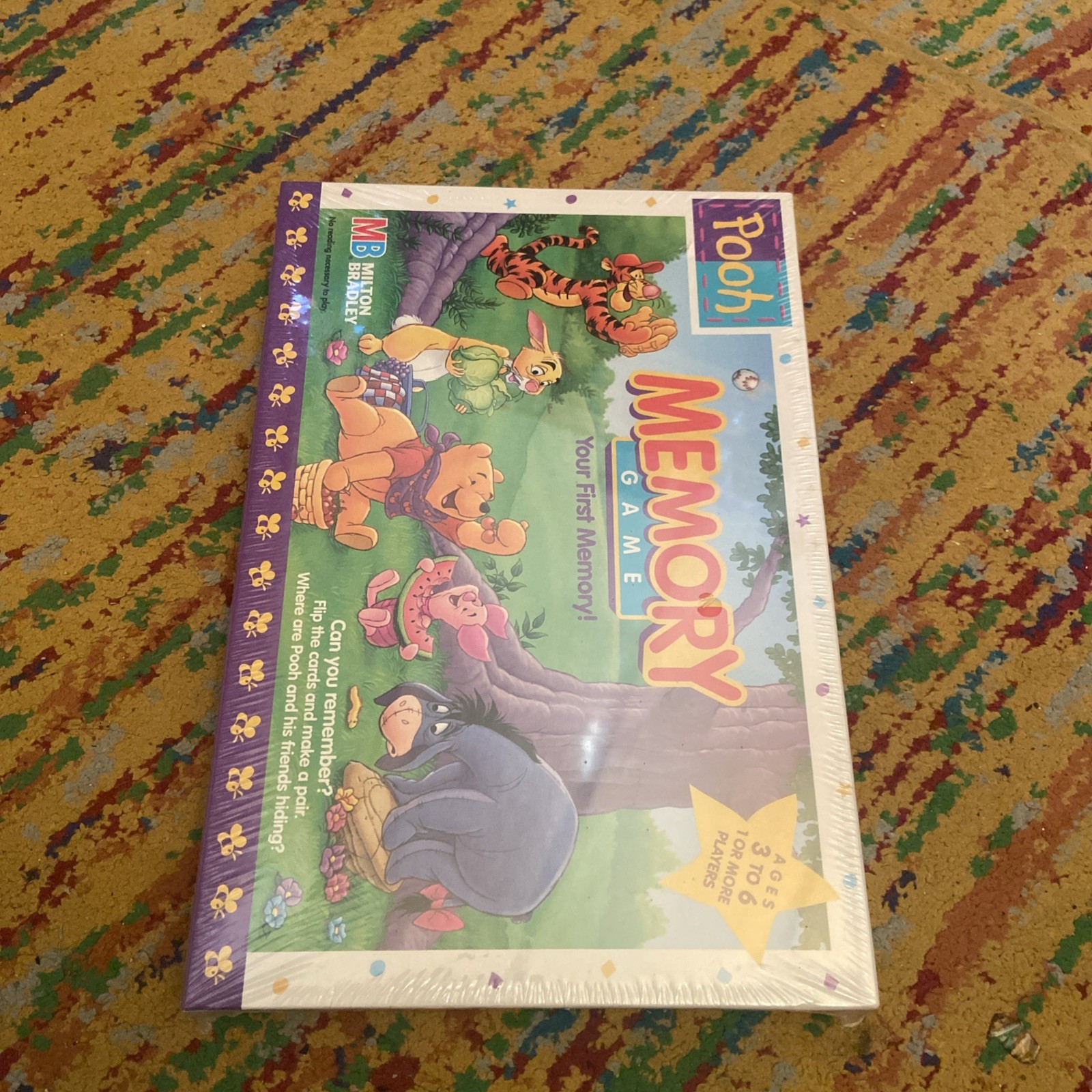 Memory Game Disney My Friends Tigger & Pooh Edition 3+ Milton Bradley 2007 NEW