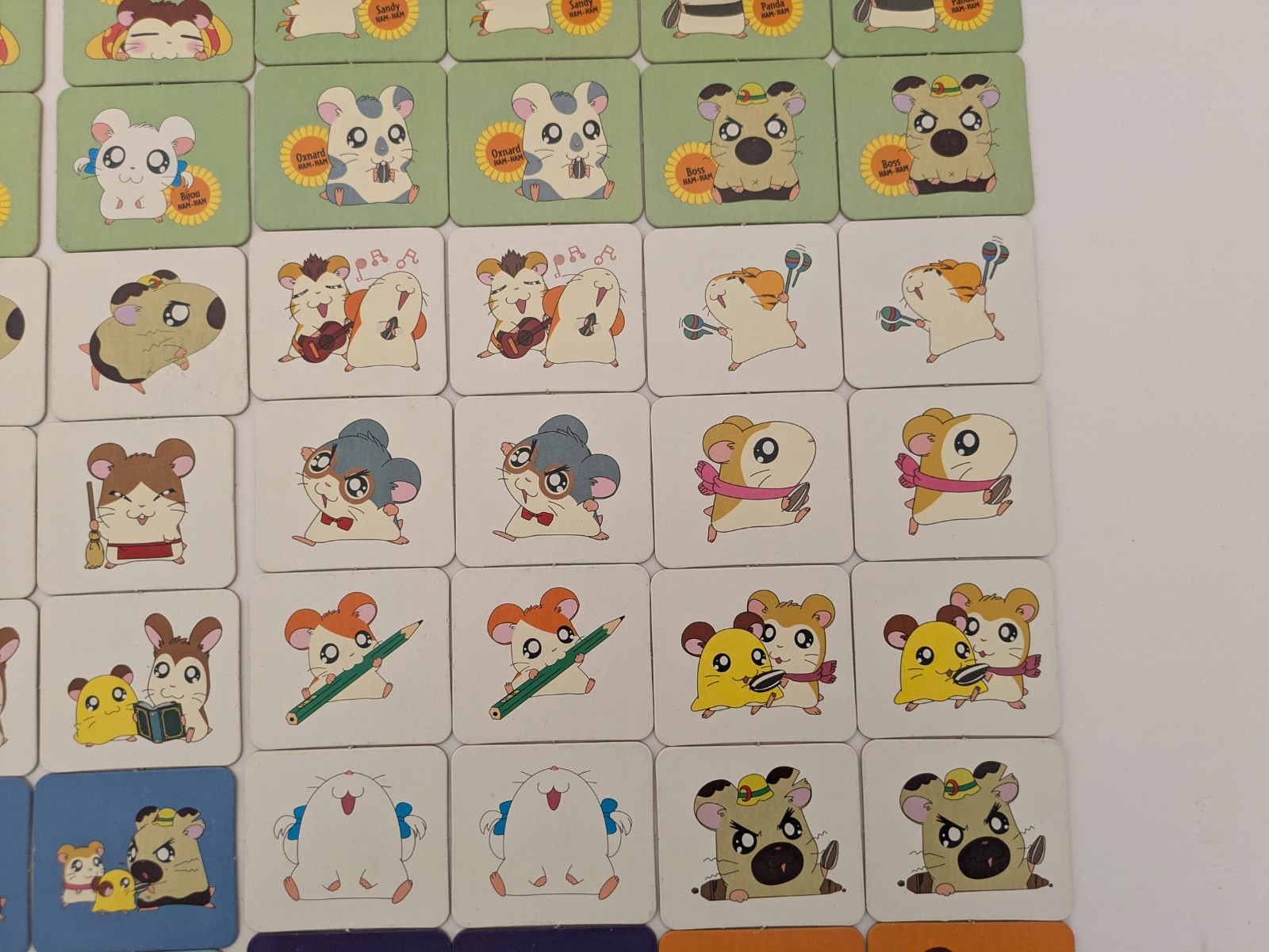 Hamtaro Memory Game COMPLETE Milton Bradley MB Hasbro 72 Cards 2002 Anime