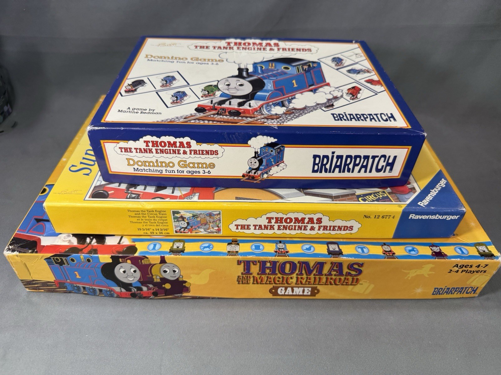 Thomas And The Magic Railroad Game, Dominos, Super 200 Puzzle. All 100% Complete