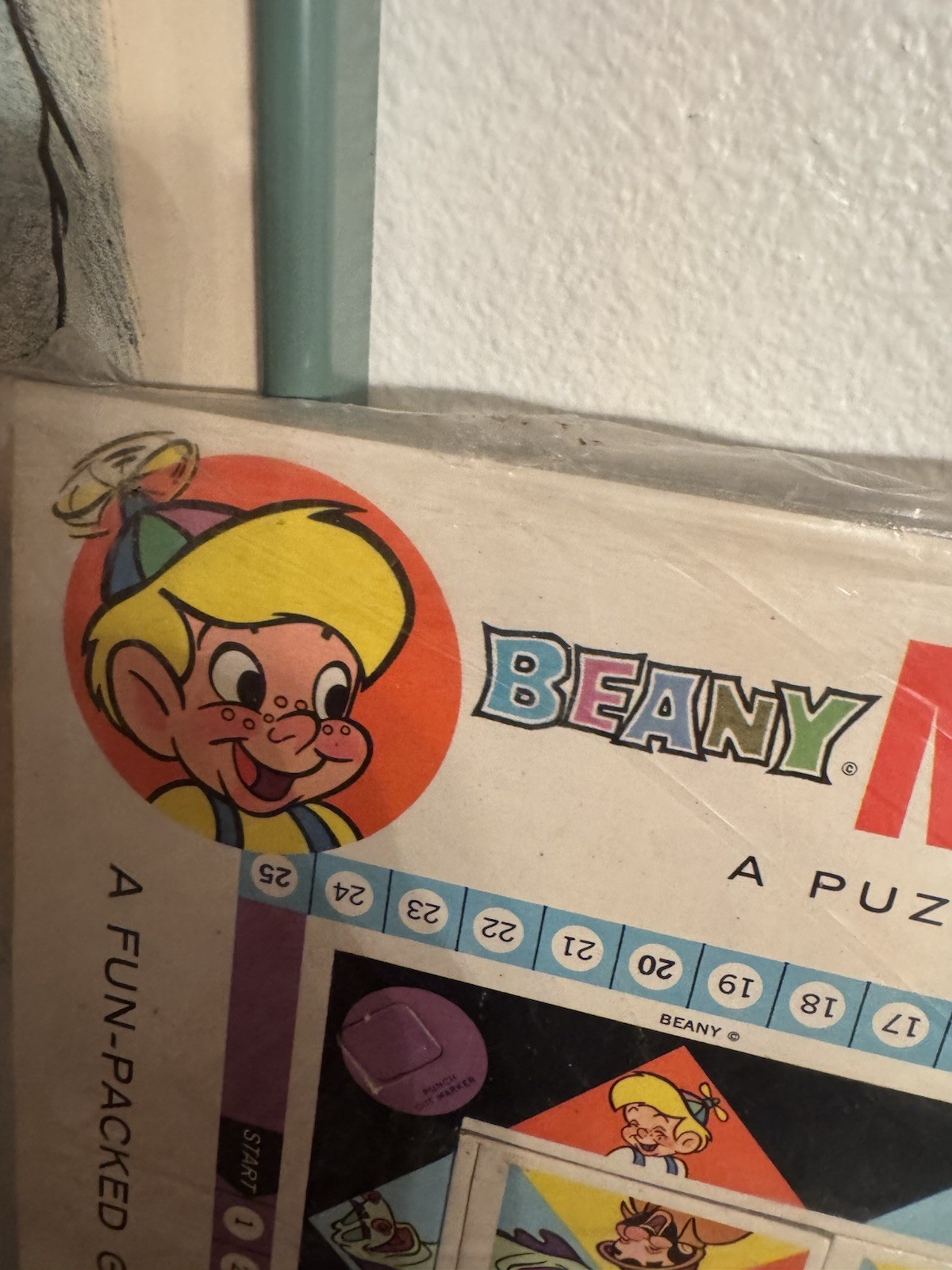Vintage 1961 Mattel BEANY & CECIL SERPENT Match It Puzzle TILE Game NEW SEALED