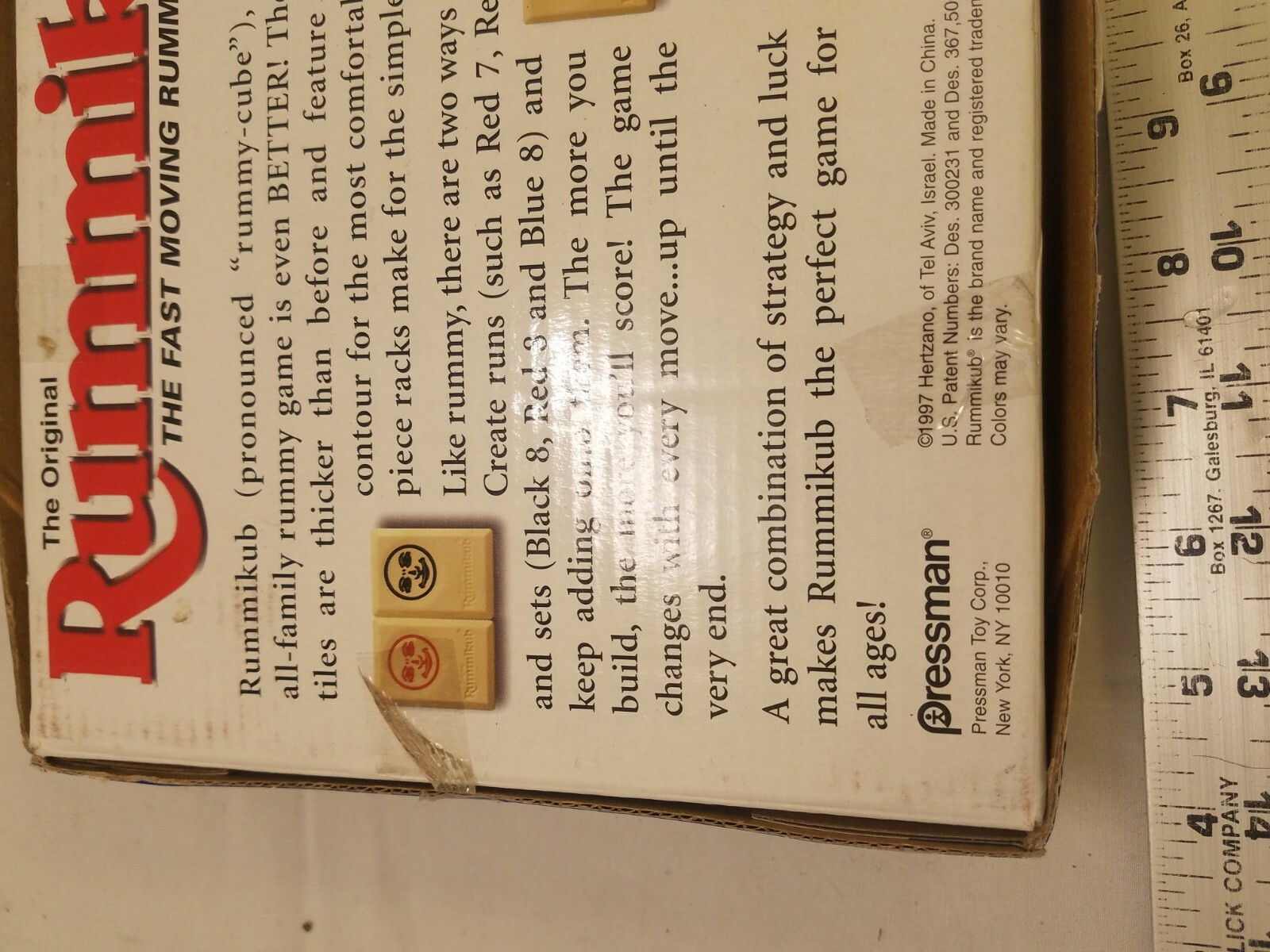 Vintage Rummikub The Original Rummy Tile Game 400C 1997 COMPLETE