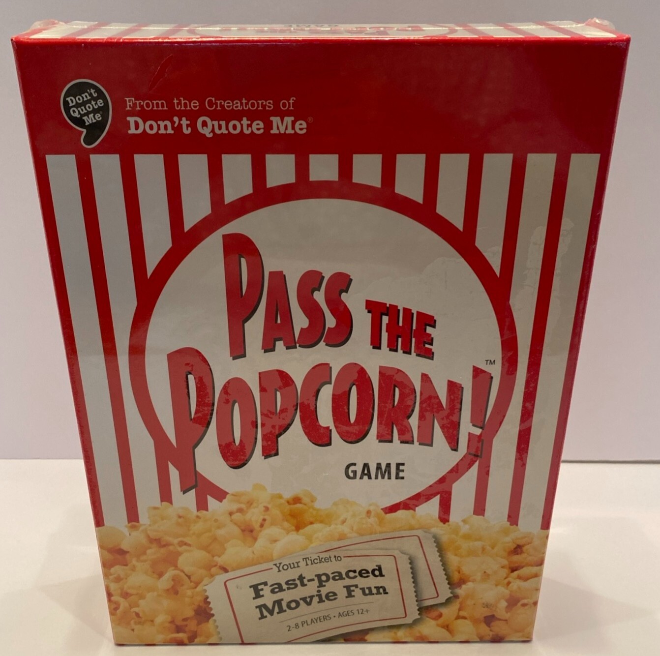 New! Pass the Popcorn Fast-Paced Movie Fun Game