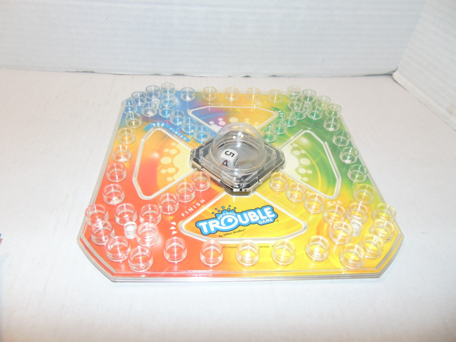 Trouble Game COMPLETE Hasbro 2002 Pop O Matic Classic Board Game Kids