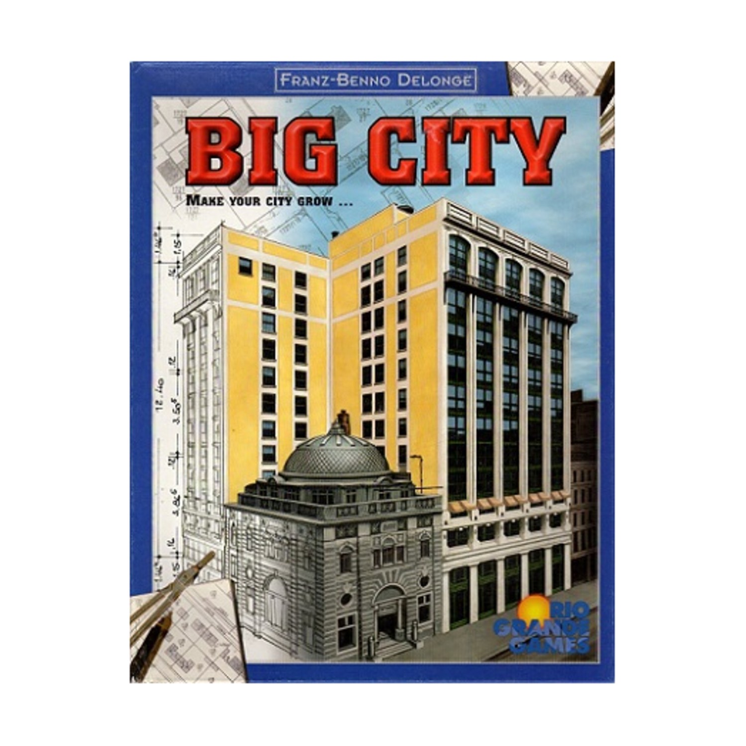 Rio Grande Boardgame Big City Box VG+/EX