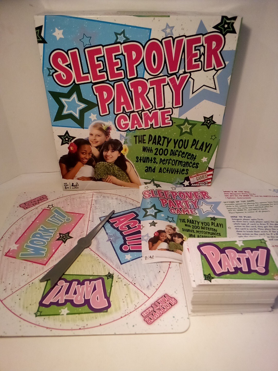 Kids Sleepover Game Lot – THE SLEEPOVER PARTY GAME & PILLOW FIGHT CARD GAME
