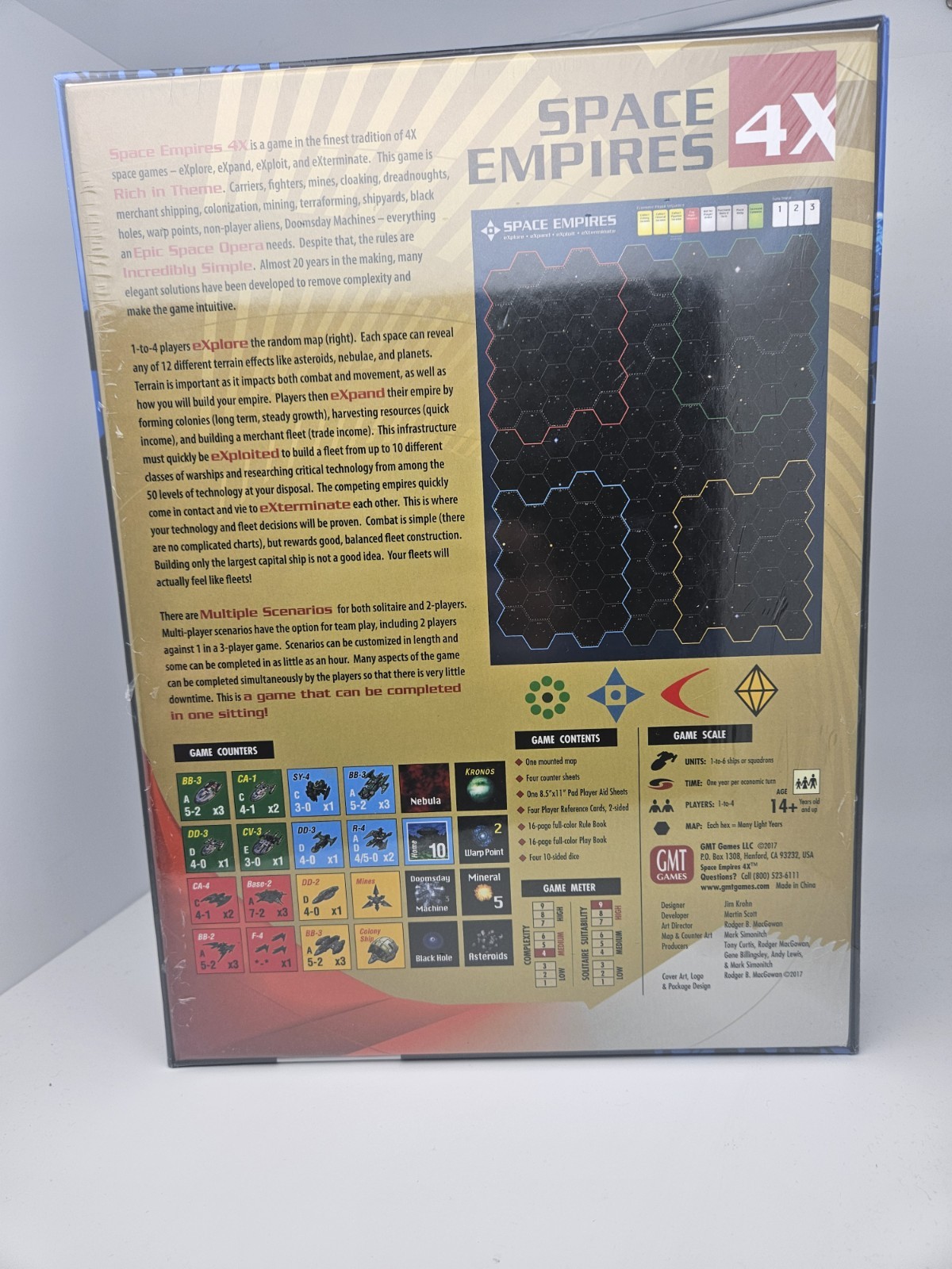 GMT Space Empires 4X (4th) Box EX/NM