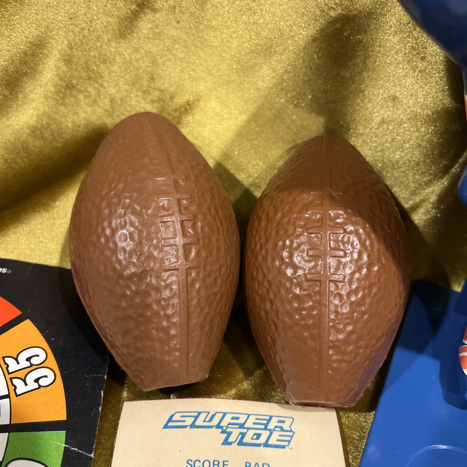1975 Schaper SUPER TOE “Super Jock” Football Field Goal Kicking Game Pieces