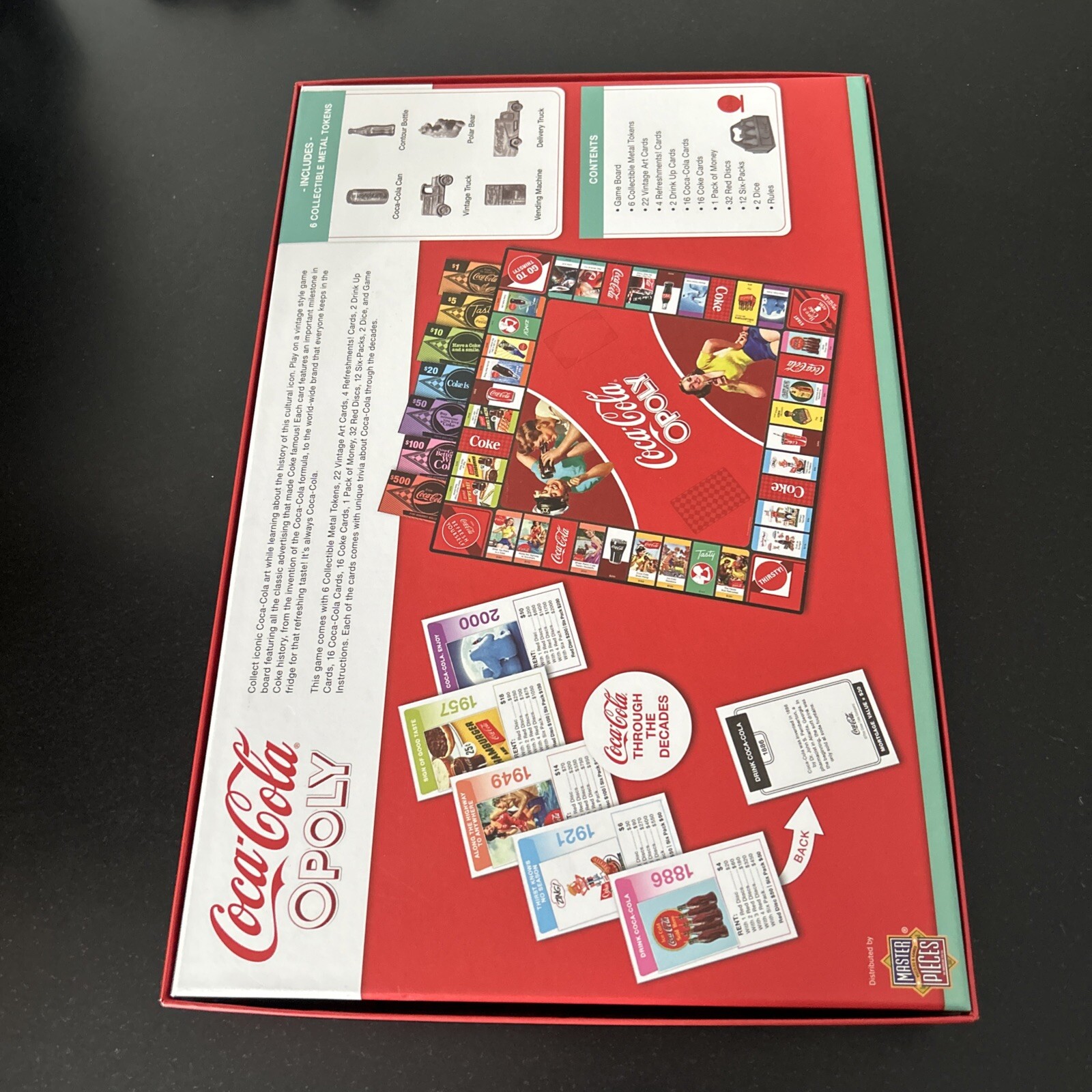 MasterPieces – Coca-Cola Opoly Family Board Game