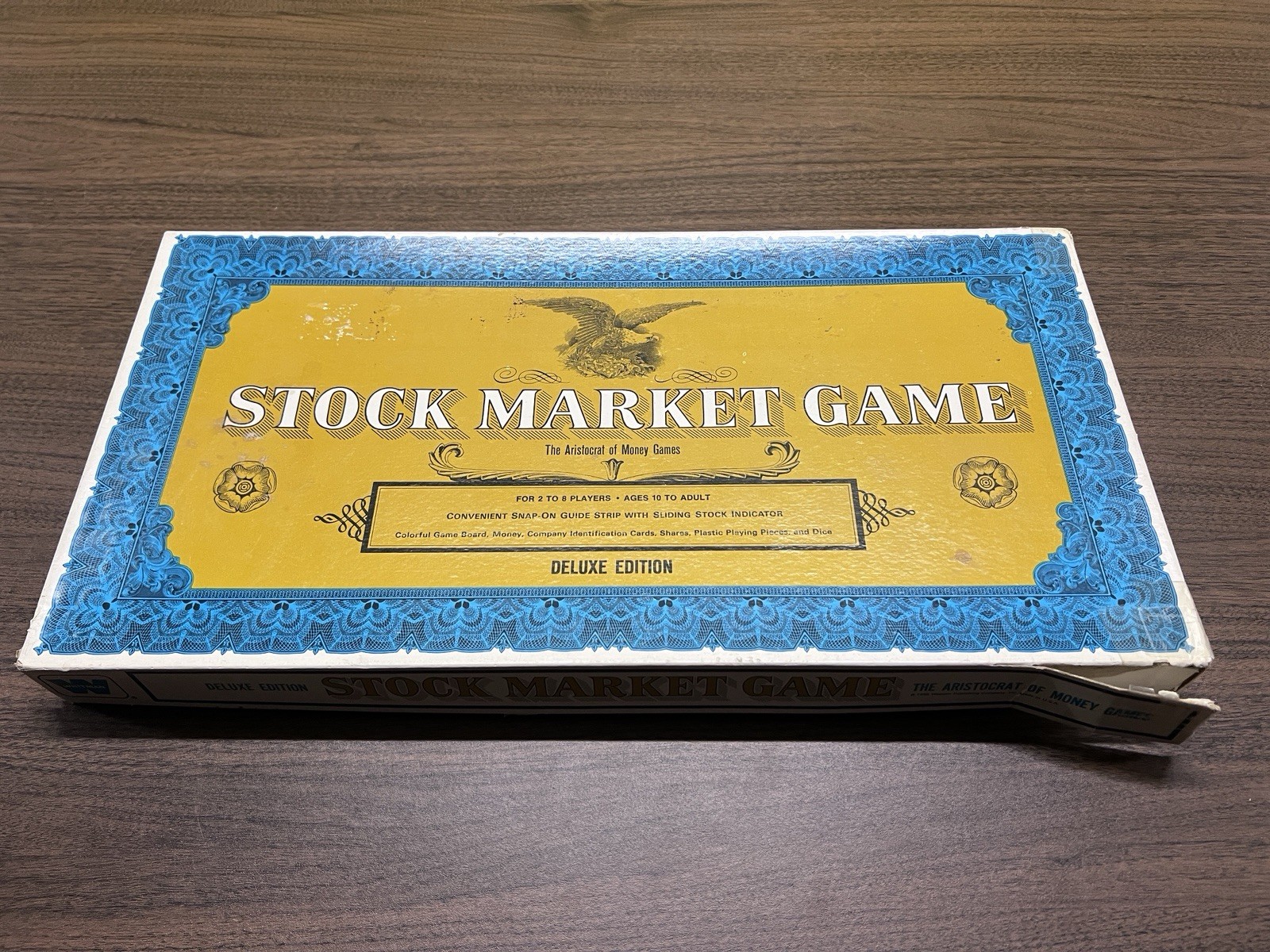 Vintage 1950s Stock Market Board Game Deluxe Edition Incomplete Missing Pieces