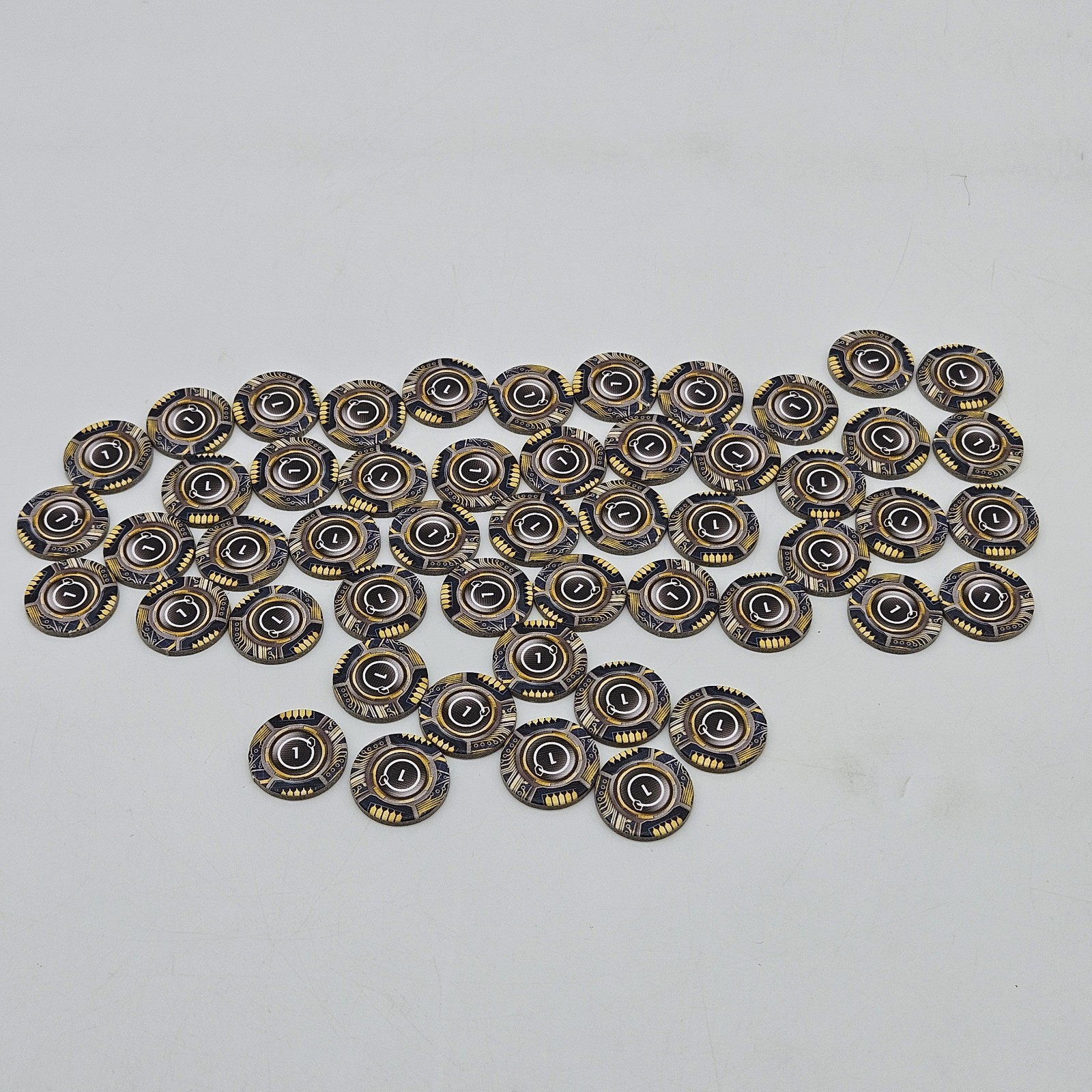 Lot of 51 Netrunner LCG 2012 Core Set Replacement One-Credit Advancement Tokens