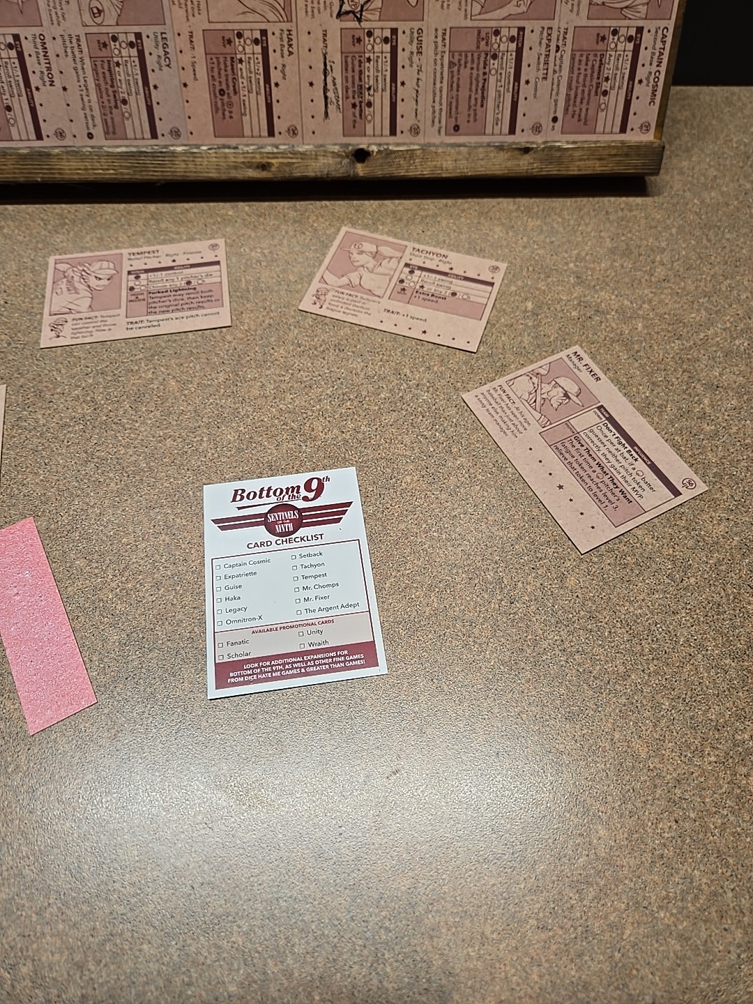 bottom of the 9th expansion pack sentinels of the 9th Opened