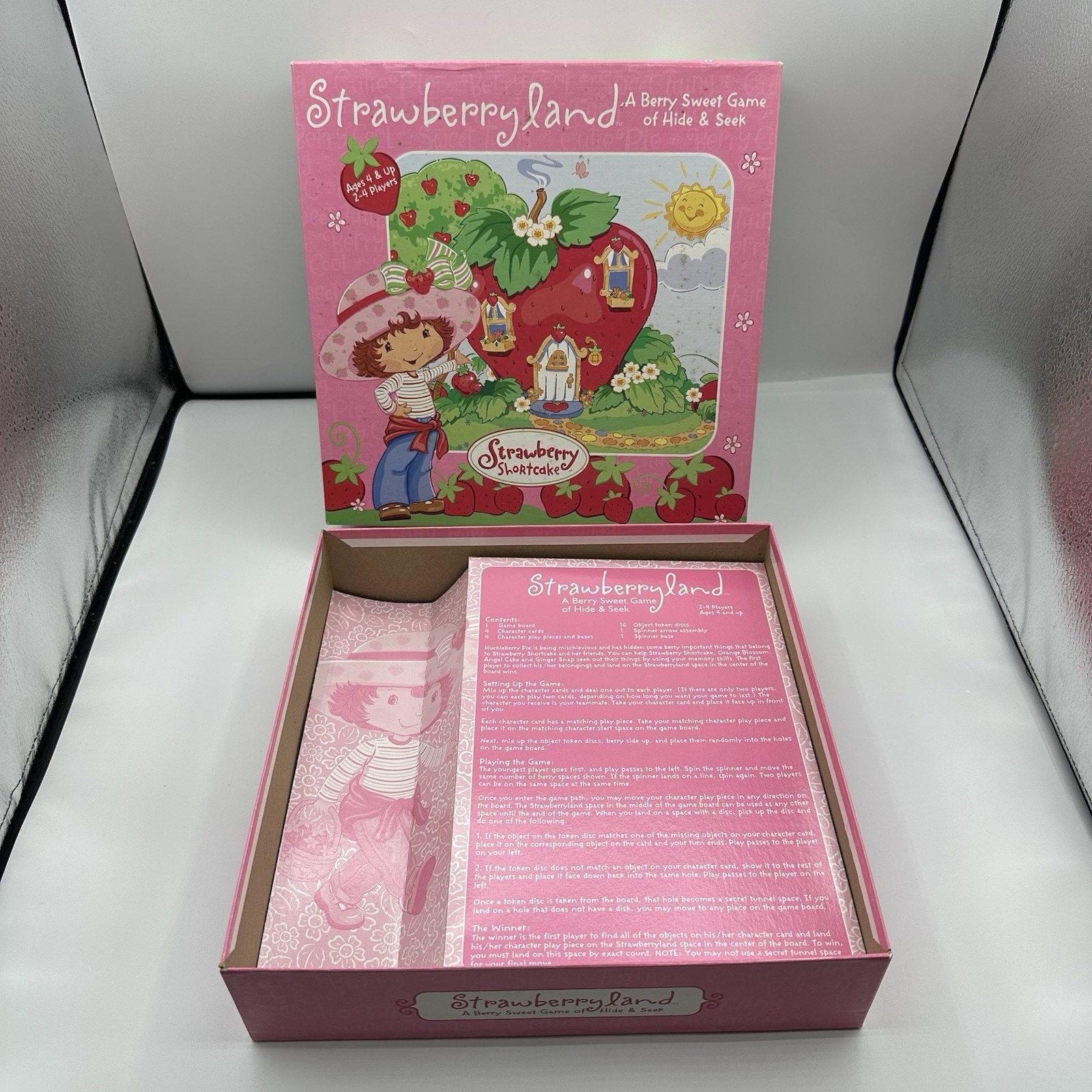 Strawberryland Box & Instructions ONLY REPLACEMENT Strawberry Shortcake