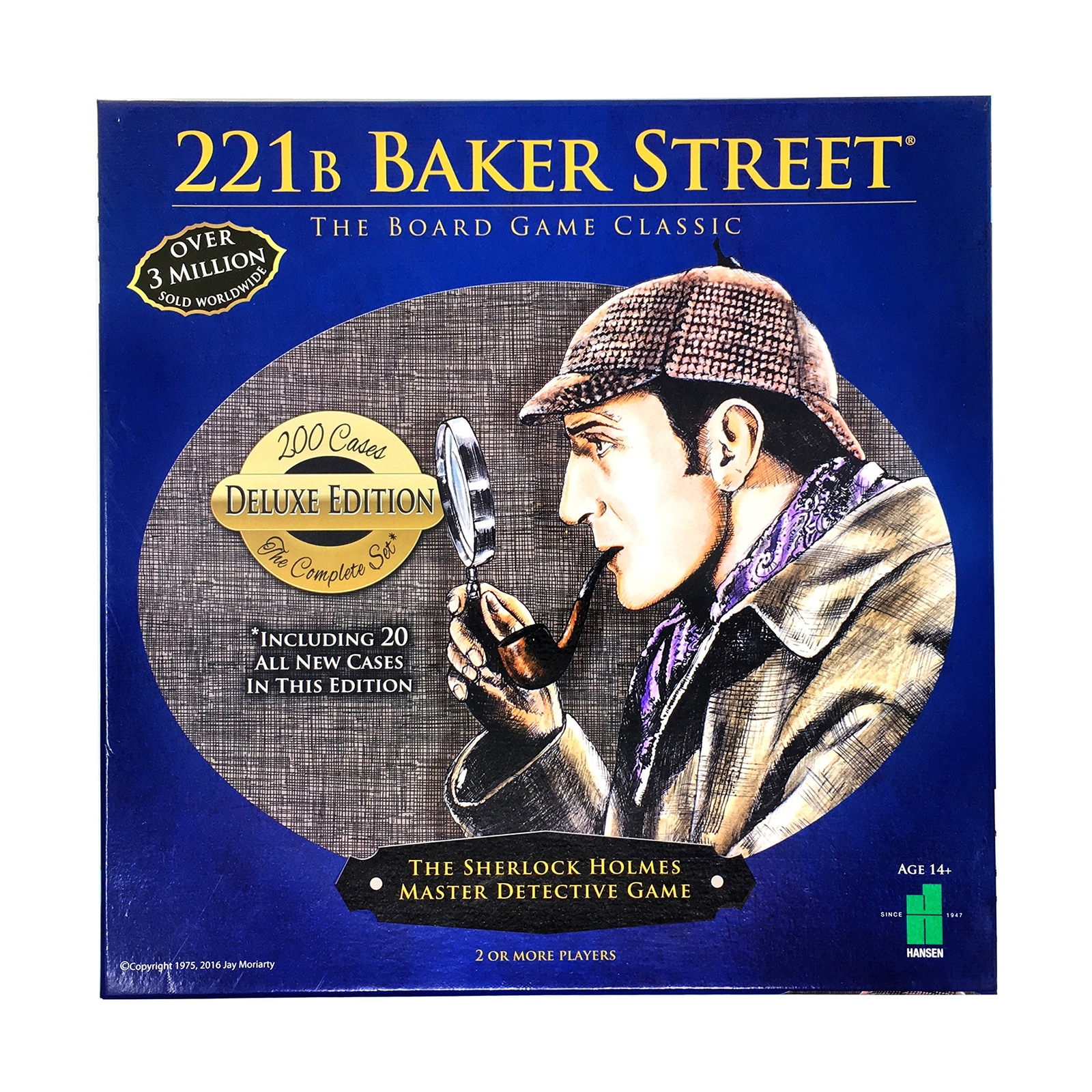 Deluxe 221B Baker Street Board Game – 200 Intriguing Adventures 2-6 Players