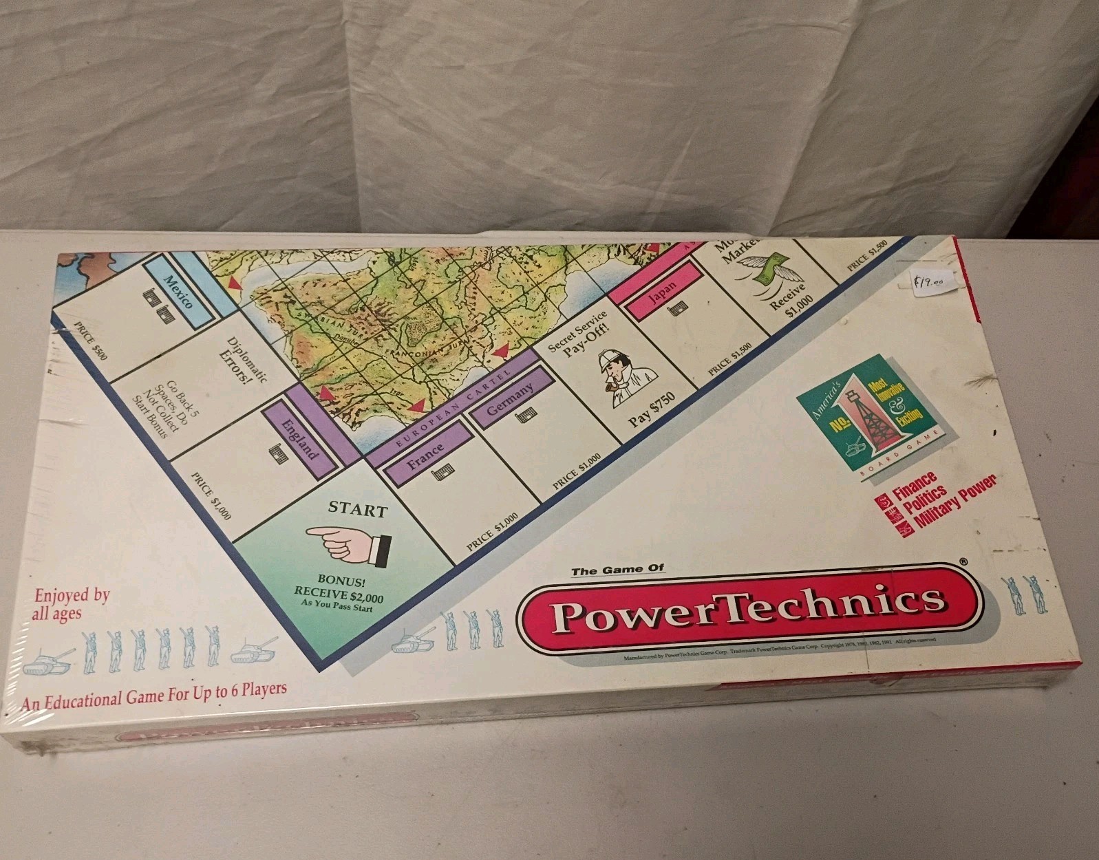 Power Technics Board Game Finance Politics Military Power NEW SEALED! Rare