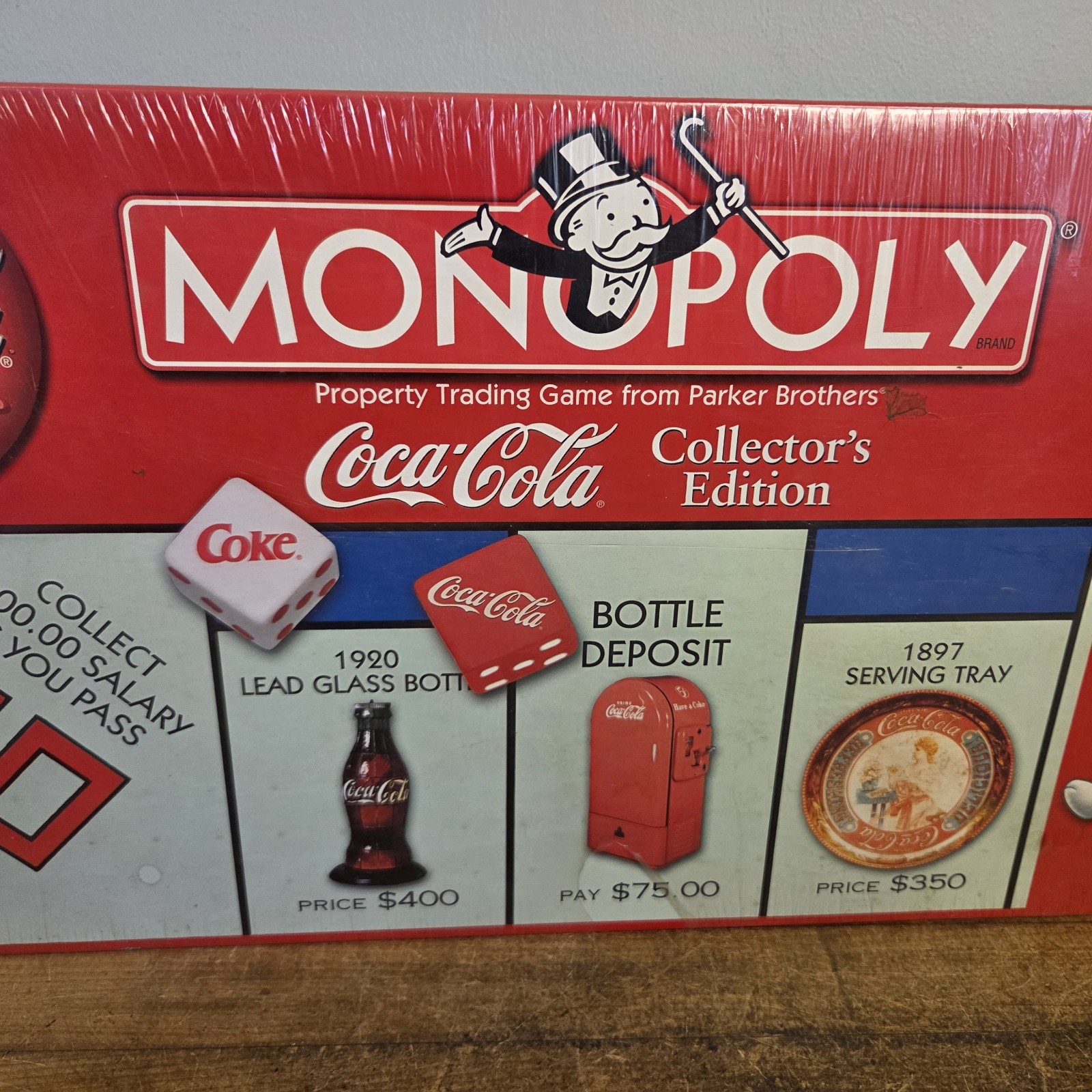Coca-Cola Coke Monopoly Collector’s Edition Board Game 1999 USAopoly New Sealed