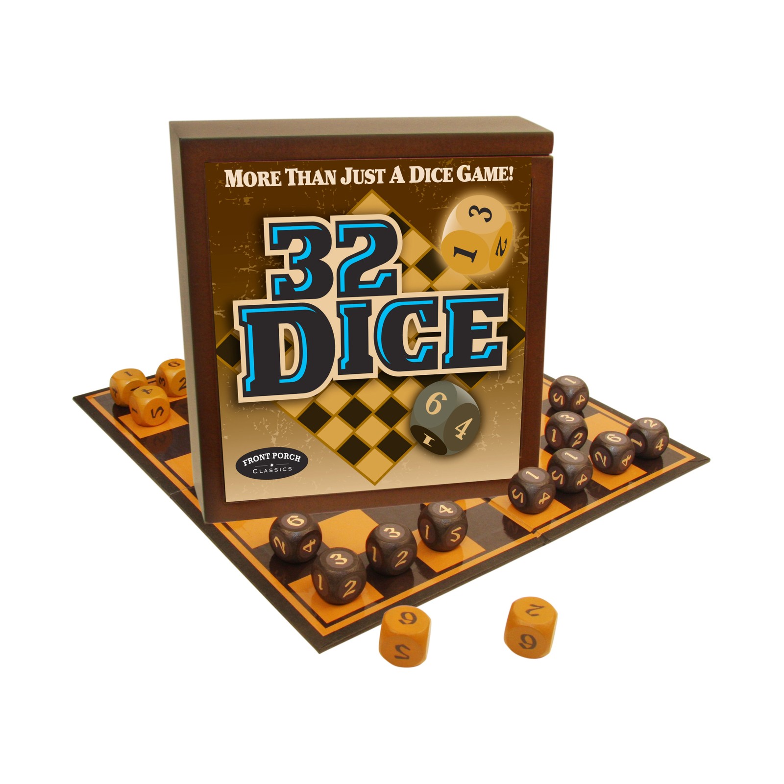 New – Front Porch Classics 32 Dice – Ages 8+ | 2 players