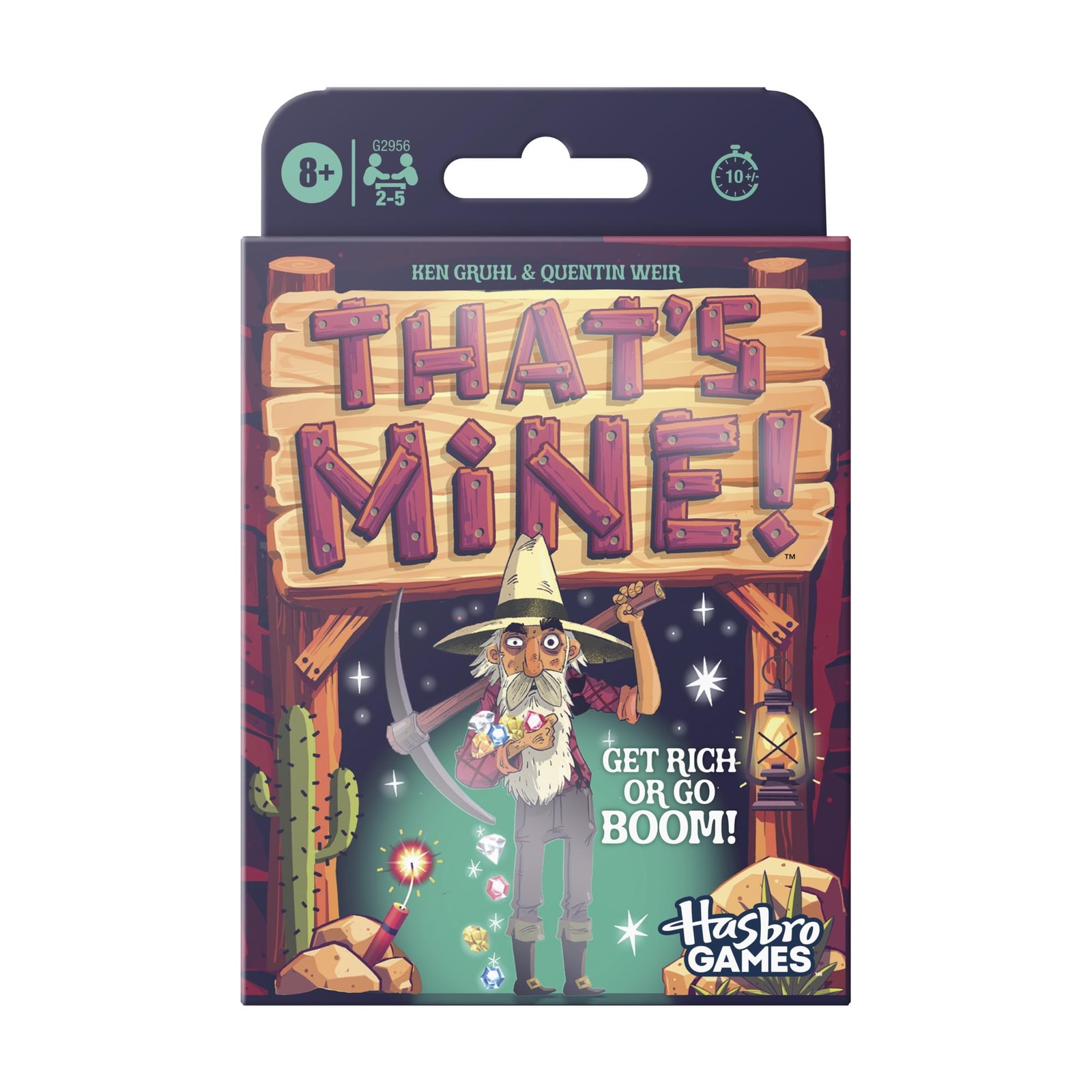 Hasbro That’s Mine! Card Game Ages 8 and Up 2 to 5 Players 20 Mins. Fast